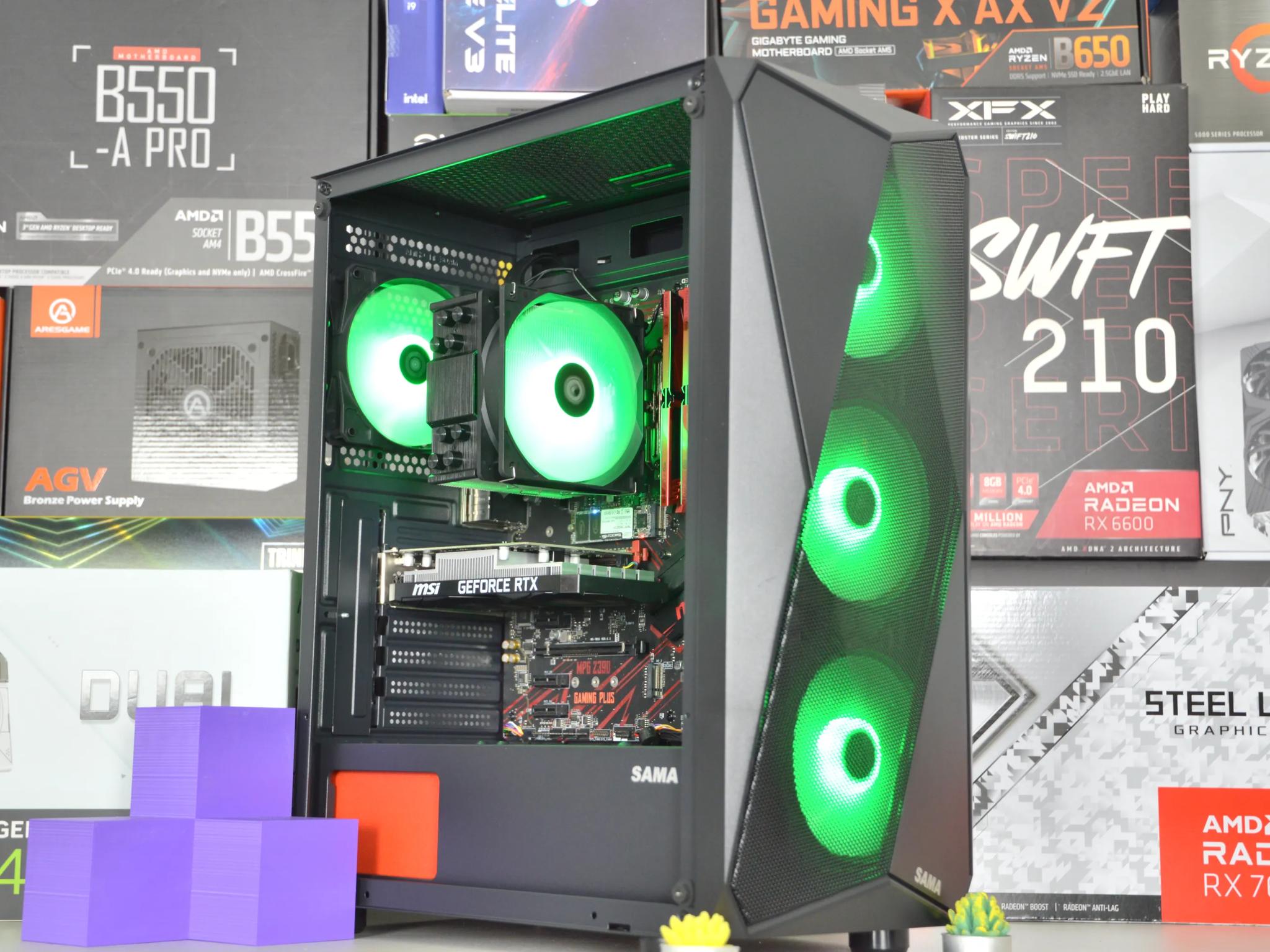 🔴🔴| RTX 3050 6GB | INTEL i7-8700 | 16GB DDR4 RAM | 256GB NVME SSD + 1TB HDD | Crimson Vortex |