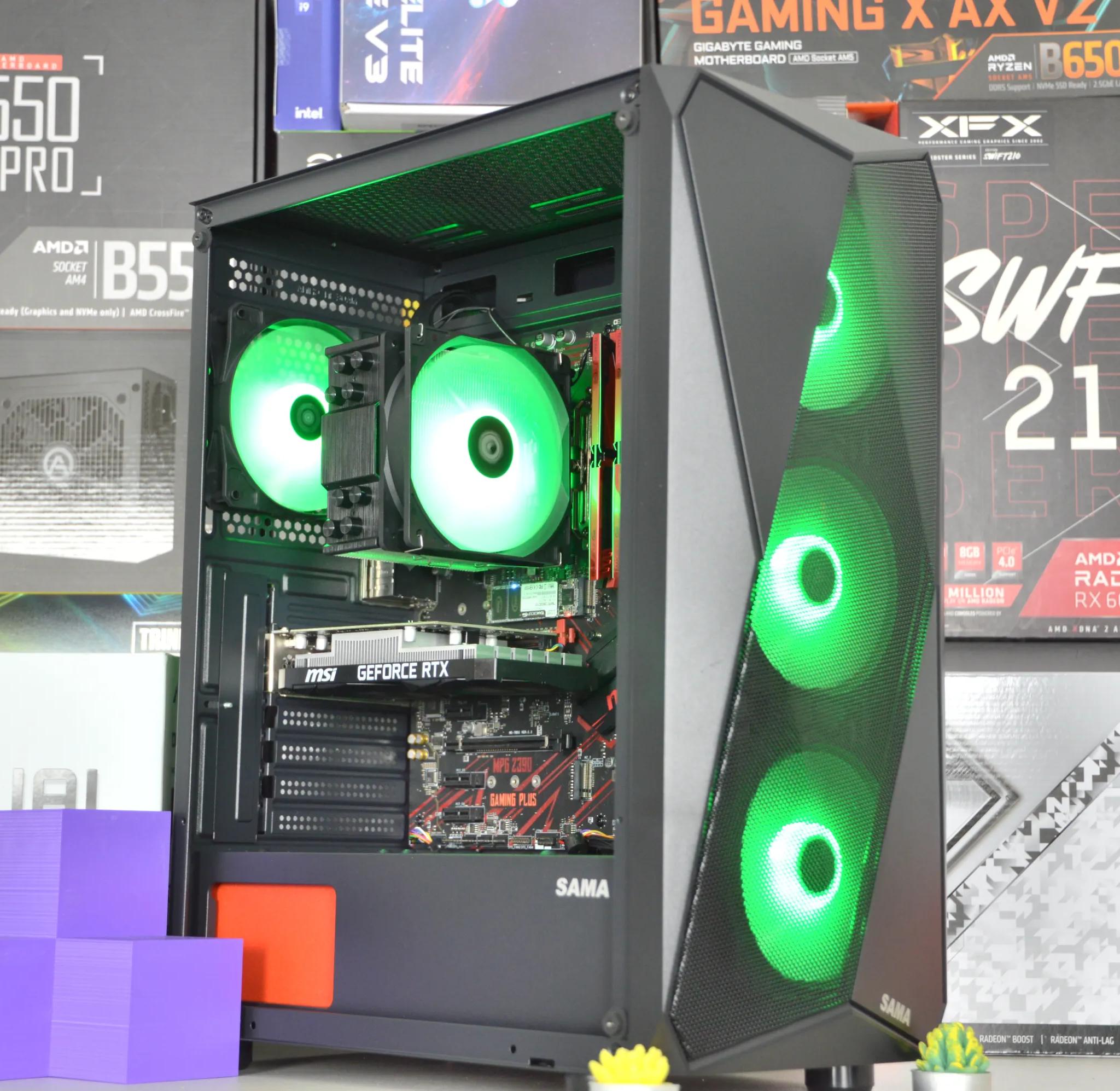 🔴🔴| RTX 3050 6GB | INTEL i7-8700 | 16GB DDR4 RAM | 256GB NVME SSD + 1TB HDD | Crimson Vortex |