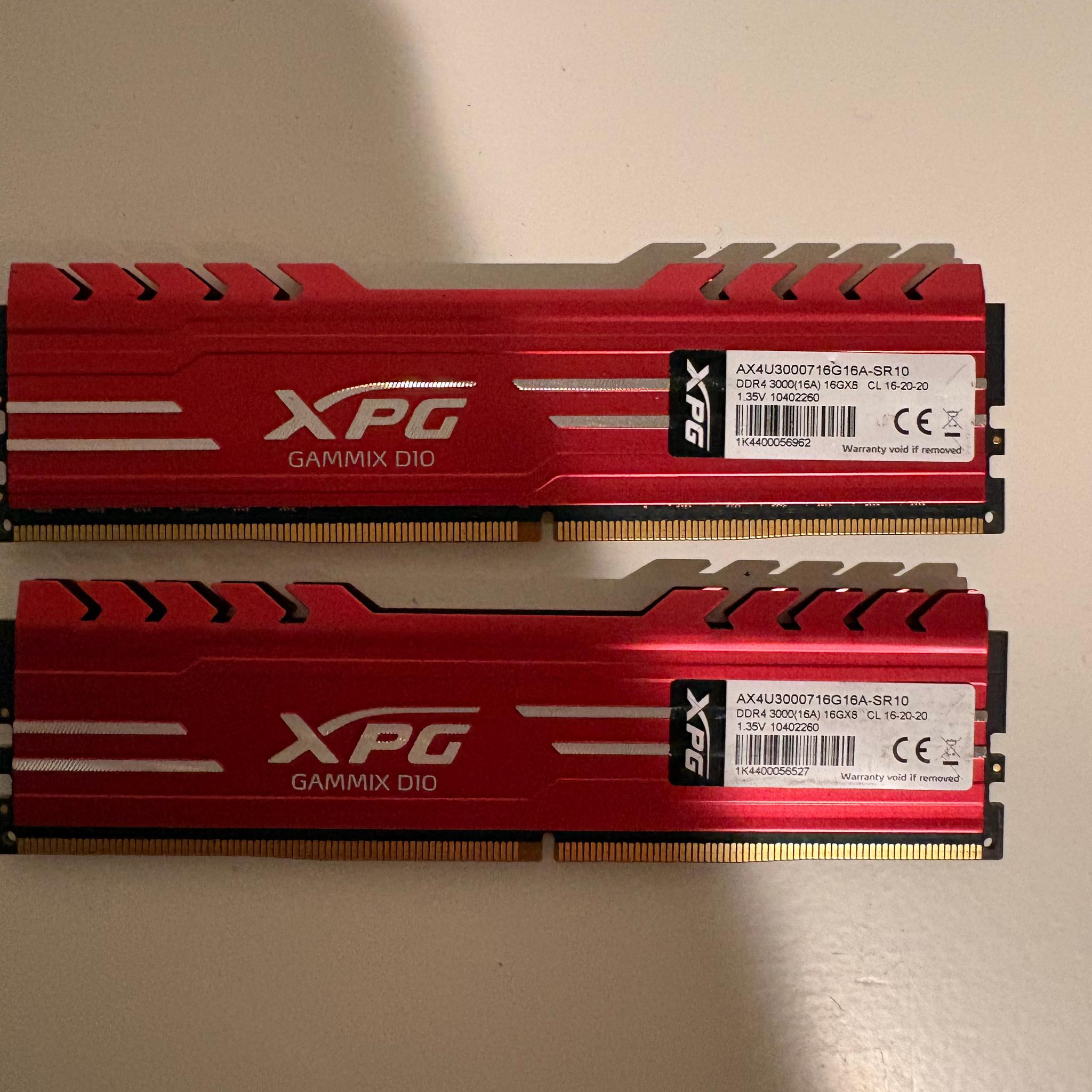 ADATA XPG 32GB (2x16GB) DDR4 Ram Kit 3000 MT/s CL16