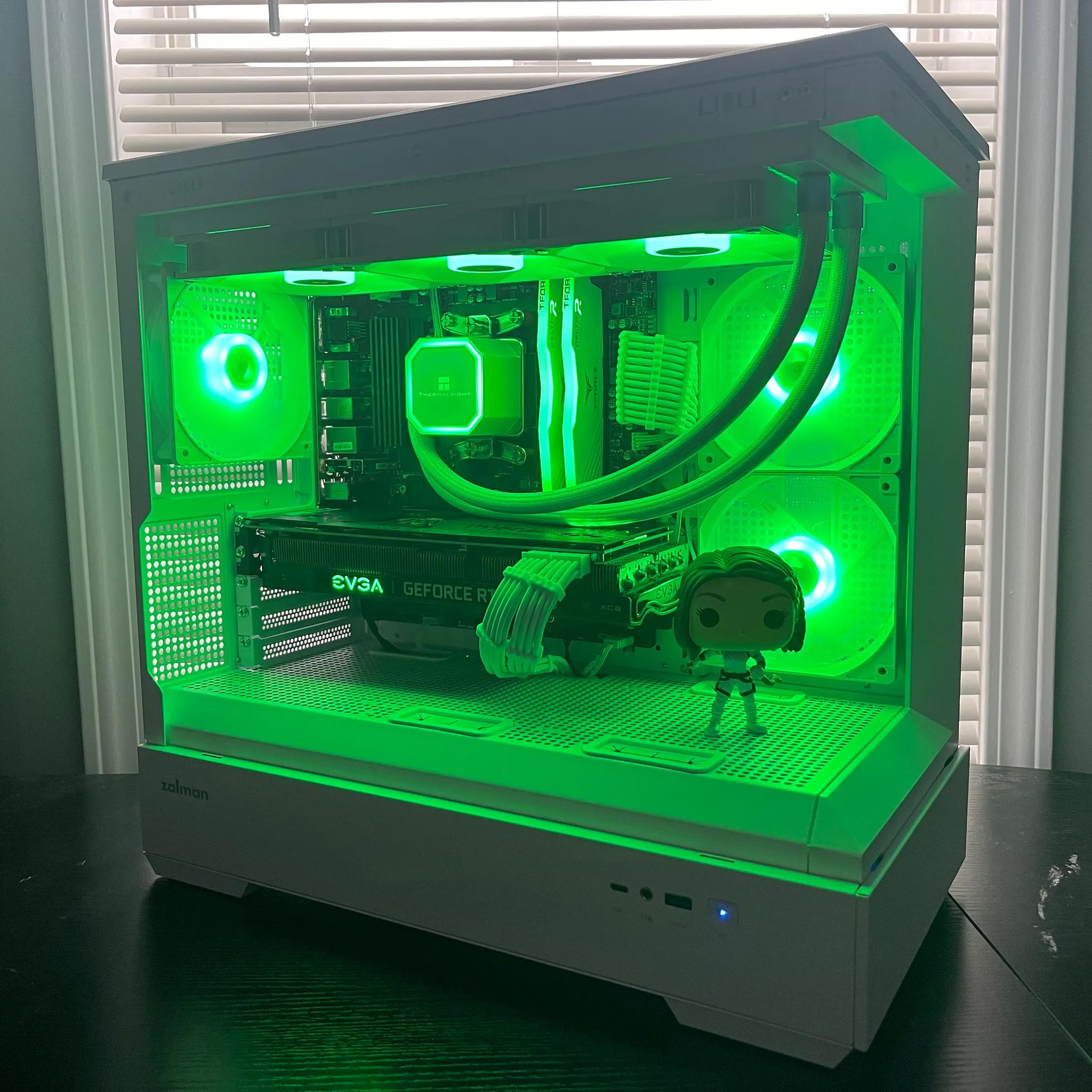 ⚪White Widow⚪🌊Liquid Cooled🌊 RTX 3080 | Ryzen 7 5800X | 1TB NVME | 32GB RAM