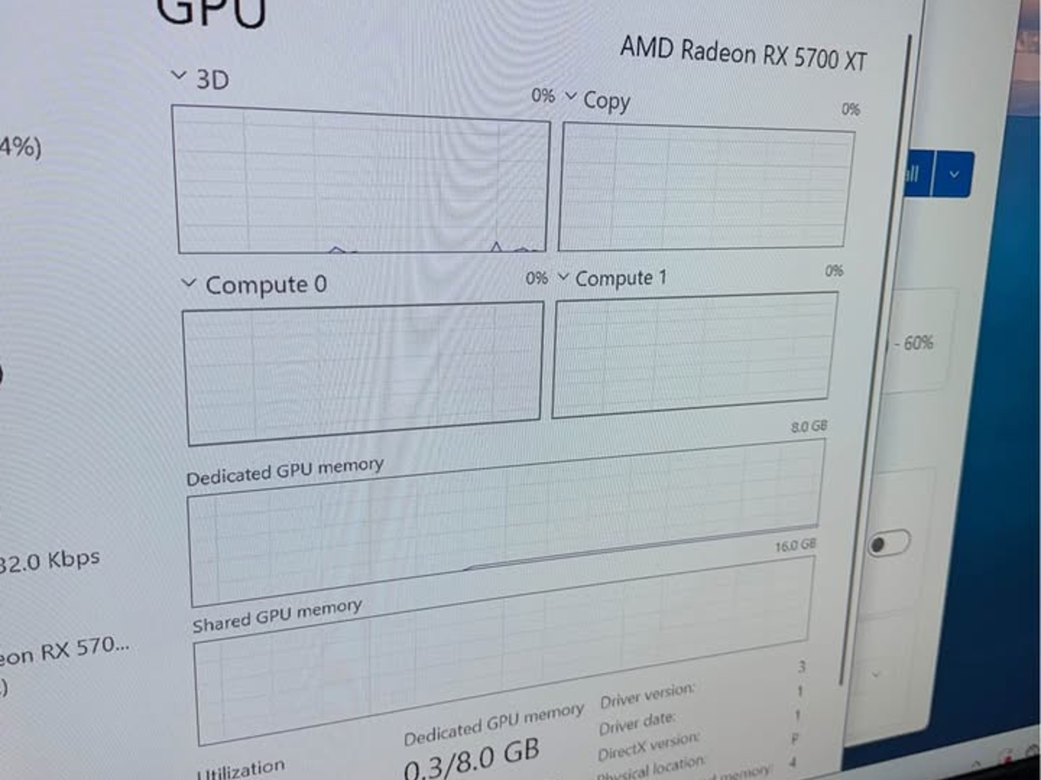 1080p Gaming PC! RX 5700XT 8gb, Intel 6 core, 32GB RAM, WINDOWS 11, 1TB hdd, 240gb ssd