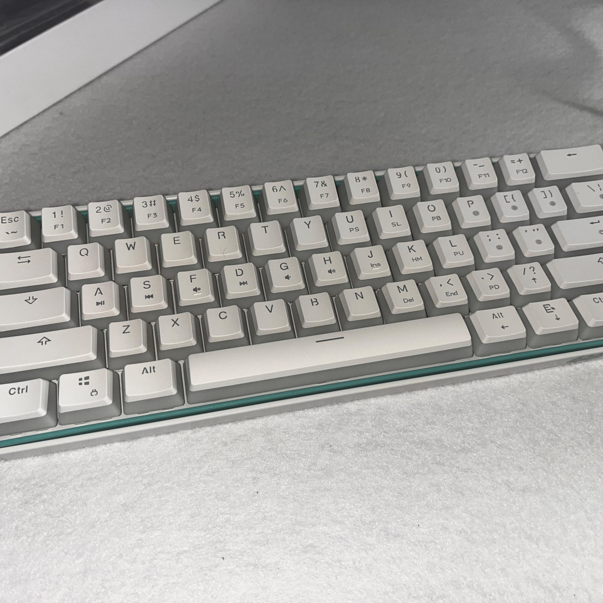 60% Mechanical Keyboard RGB Wired Keyboard PC/Mac Hot-Swappable Mechanical H&J Brown Switches.