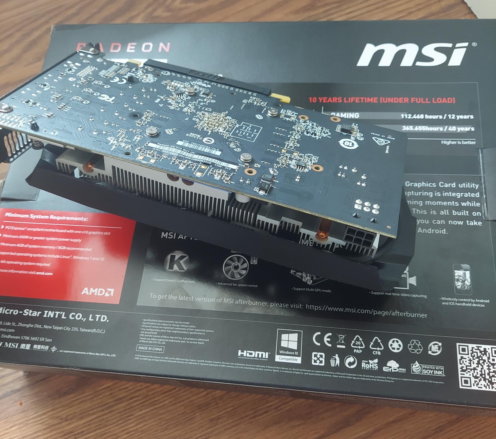 MSI 570 8gb