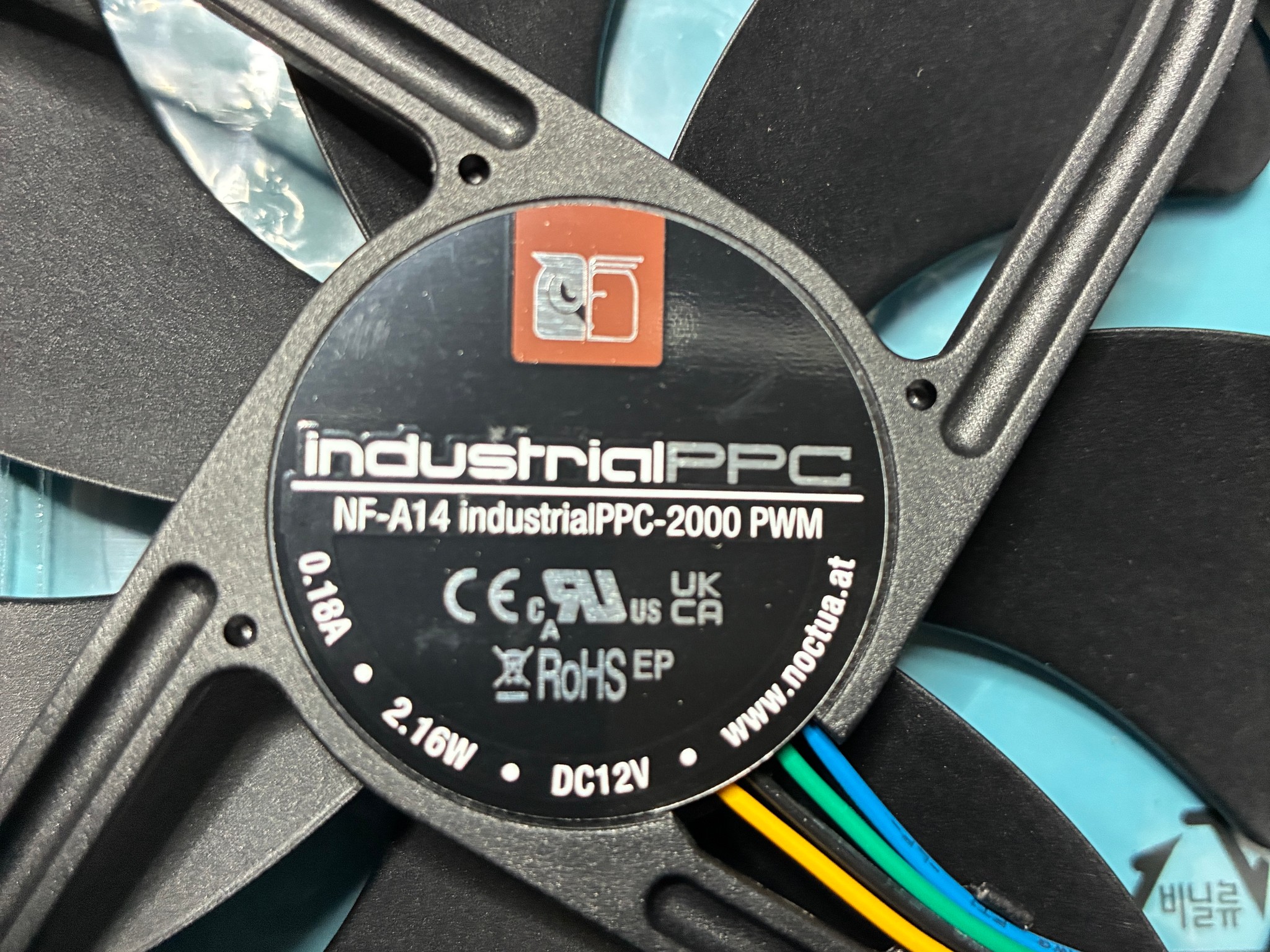Noctua NF-A14 industrialPPC-2000 IP67 PWM 140mm fans