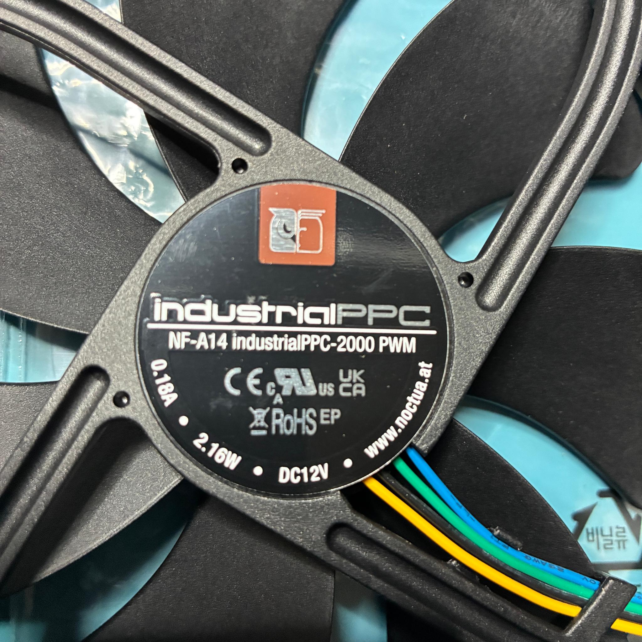 Noctua NF-A14 industrialPPC-2000 IP67 PWM 140mm fans