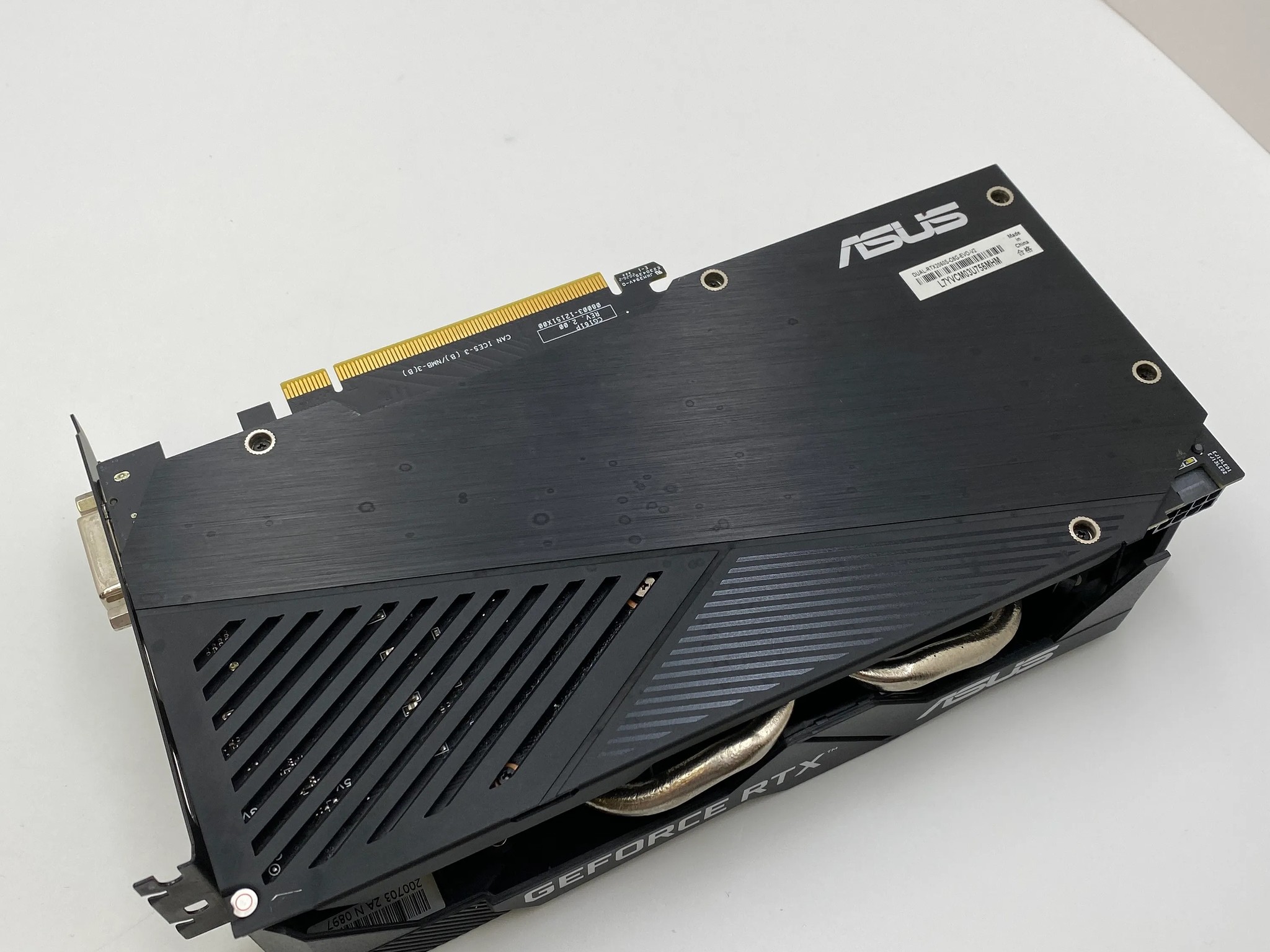ASUS Dual GeForce RTX 2060 SUPER EVO V2 OC 8GB GDDR6 Graphics Card