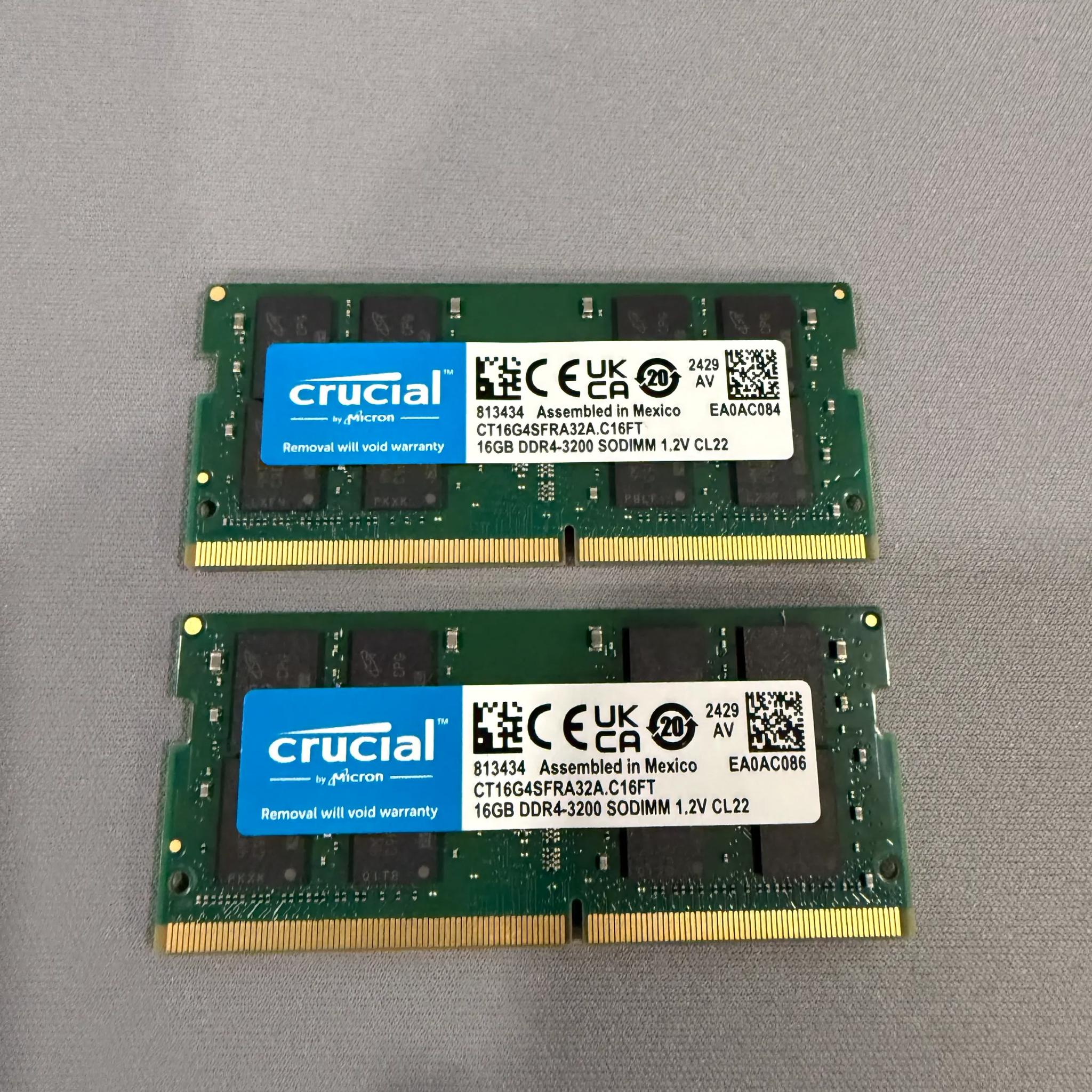 Crucial 32GB DDR4-3200 SODIMM RAM