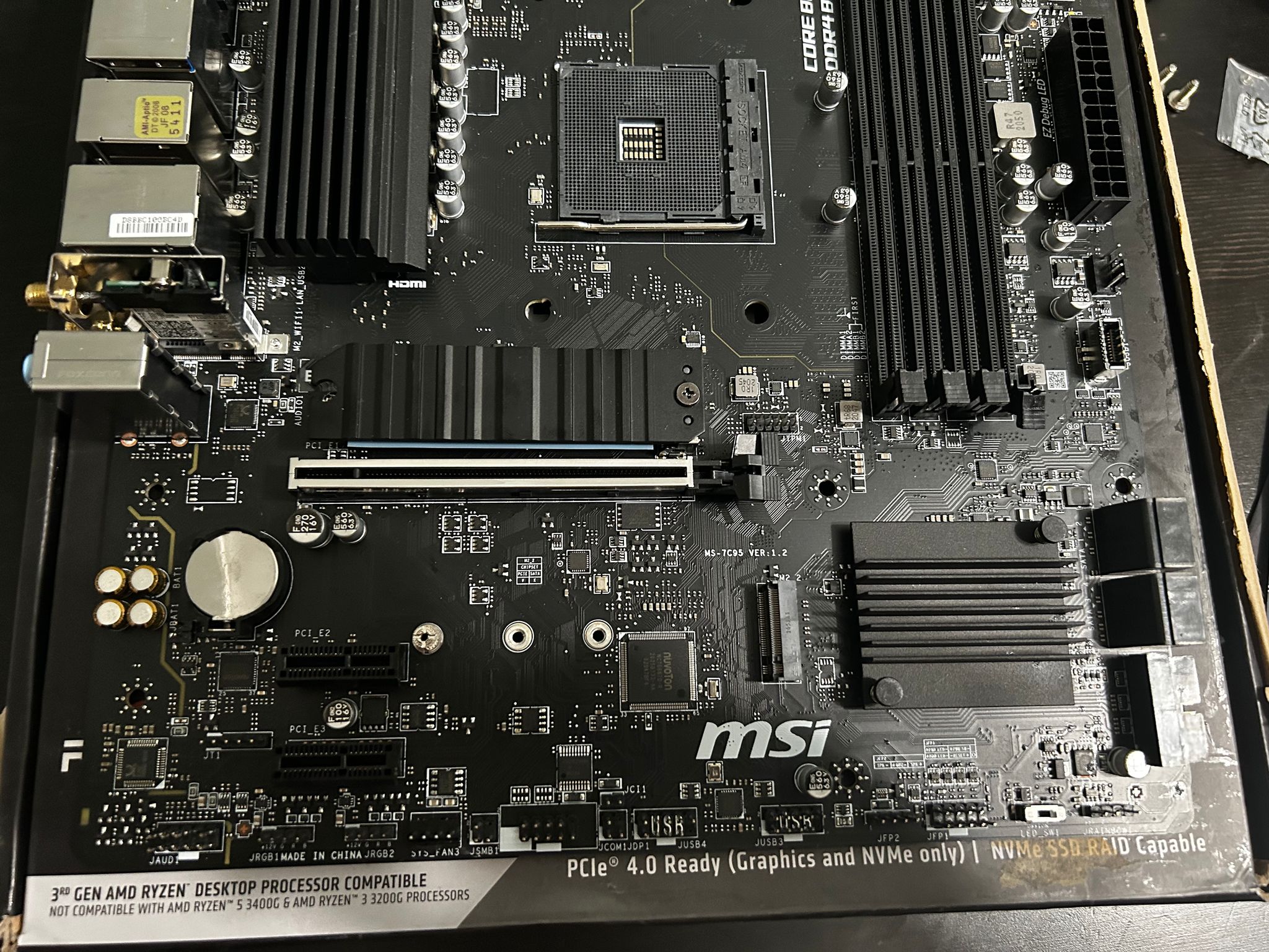 MSI ‎B550M PRO-VDH WIFI Socket AM4 AMD Motherboard