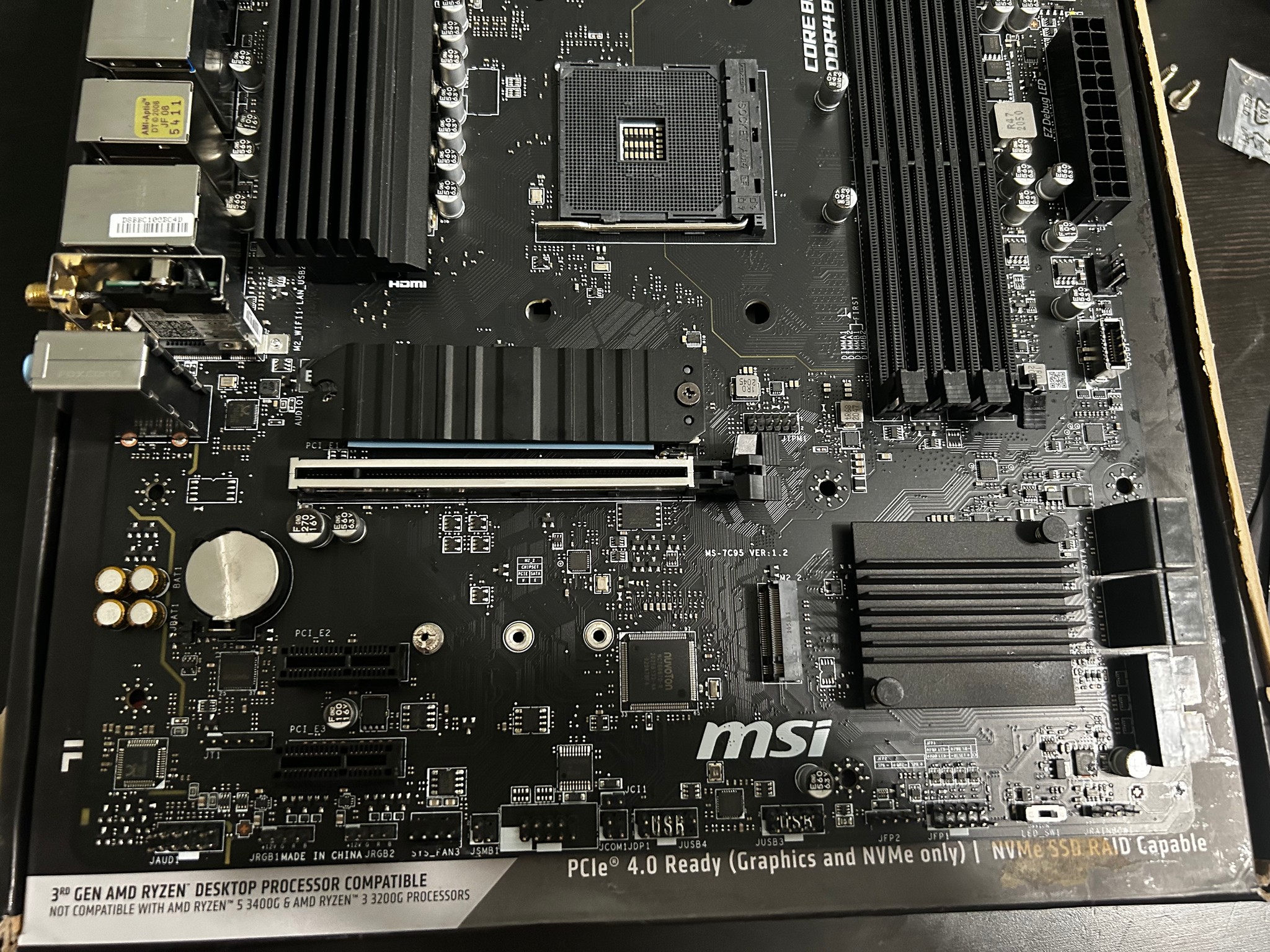 MSI ‎B550M PRO-VDH WIFI Socket AM4 AMD Motherboard