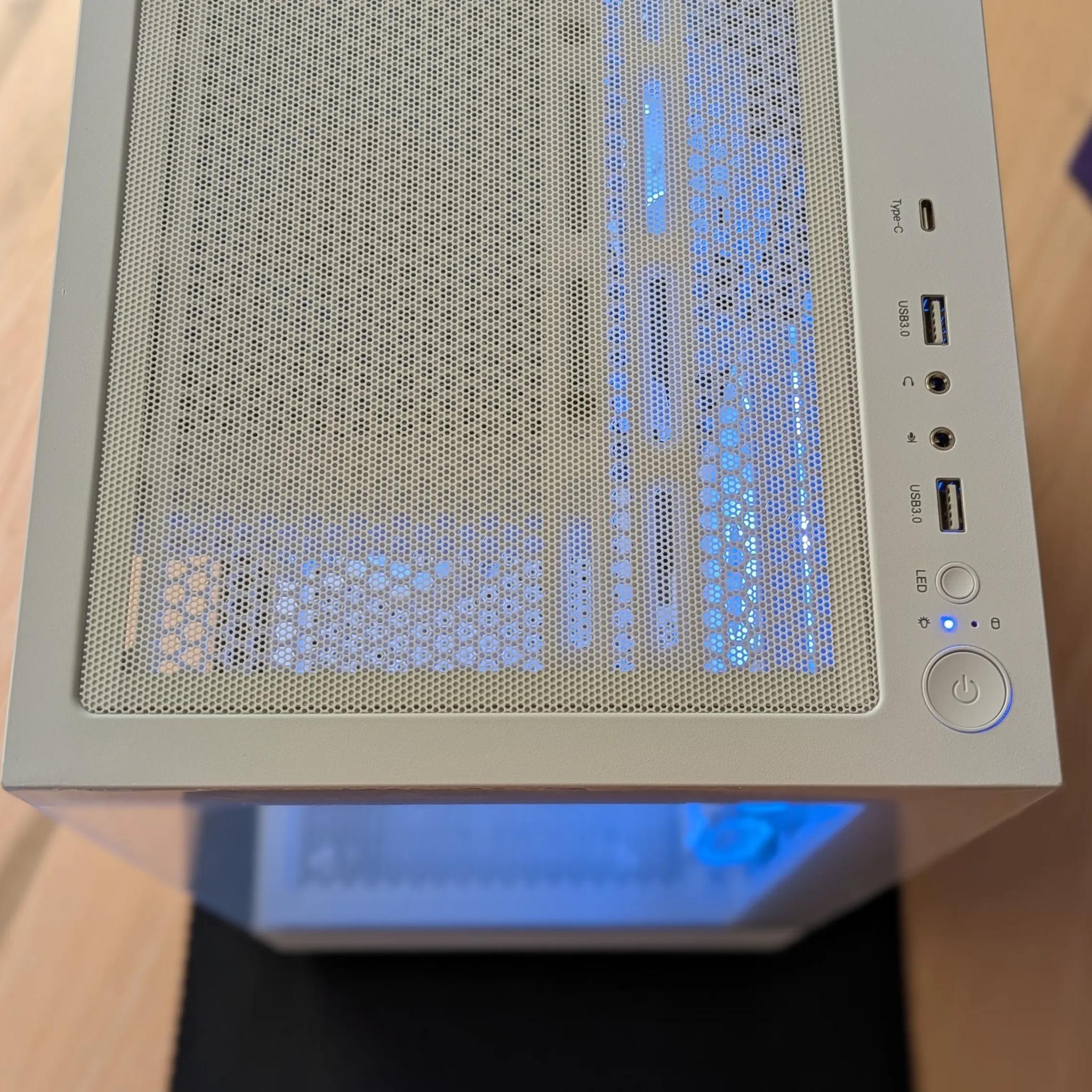 💀 Ghost – 4070 Gaming PC | 13600KF + 32GB DDR5 + NVMe Gen4 ⚡❄️