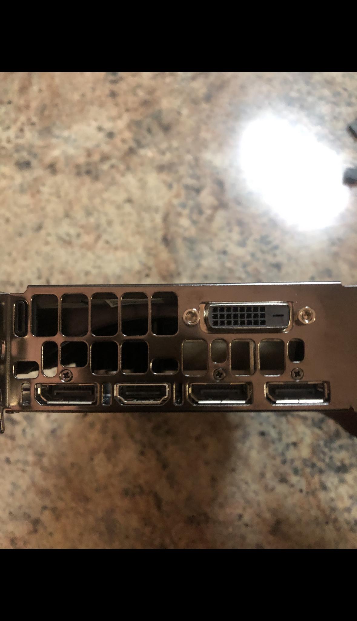 Nvidia evga 1060 6gb :used good