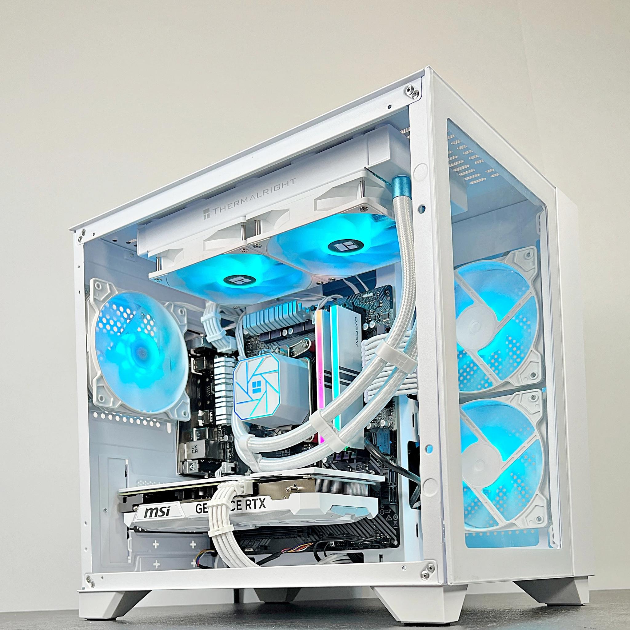 Liquid Cooled RTX 4070 Ryzen 5 5600X 16GB RAM 1TB M.2 Win 11 Gaming PC