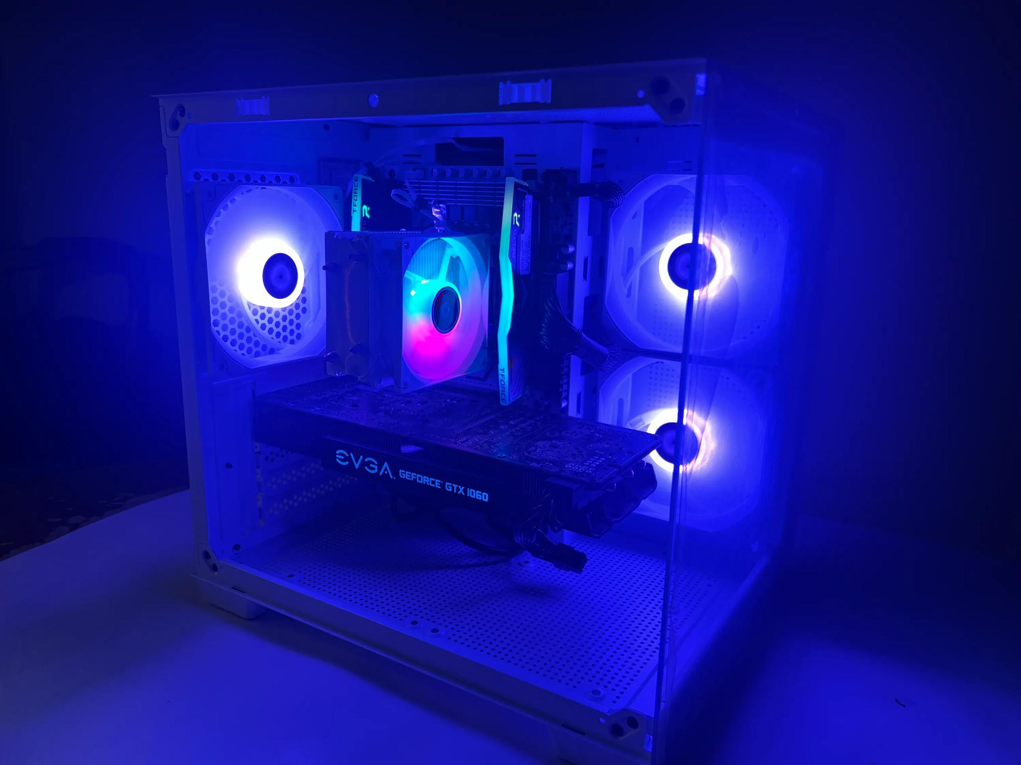 Custom Gaming Pc Intel Xeon 2630 GTX 1060 6gb 512gb M.2 SSD 16gb 3600 DDR4 Ram