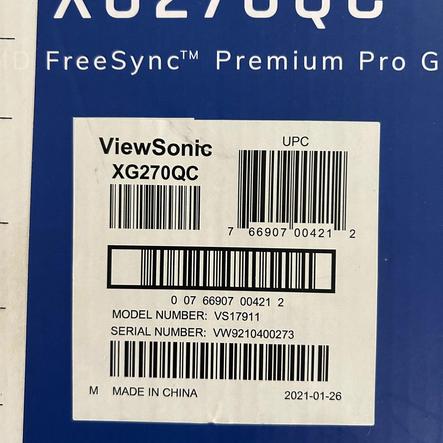 USED ViewSonic XG270QC