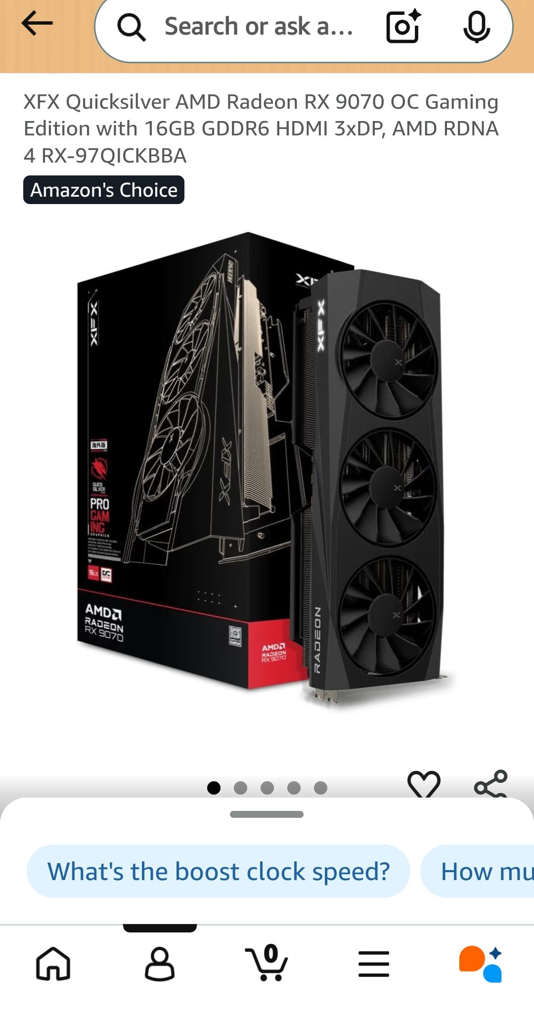 XFX QuickSilver RX 9070 OC Gaming Edition