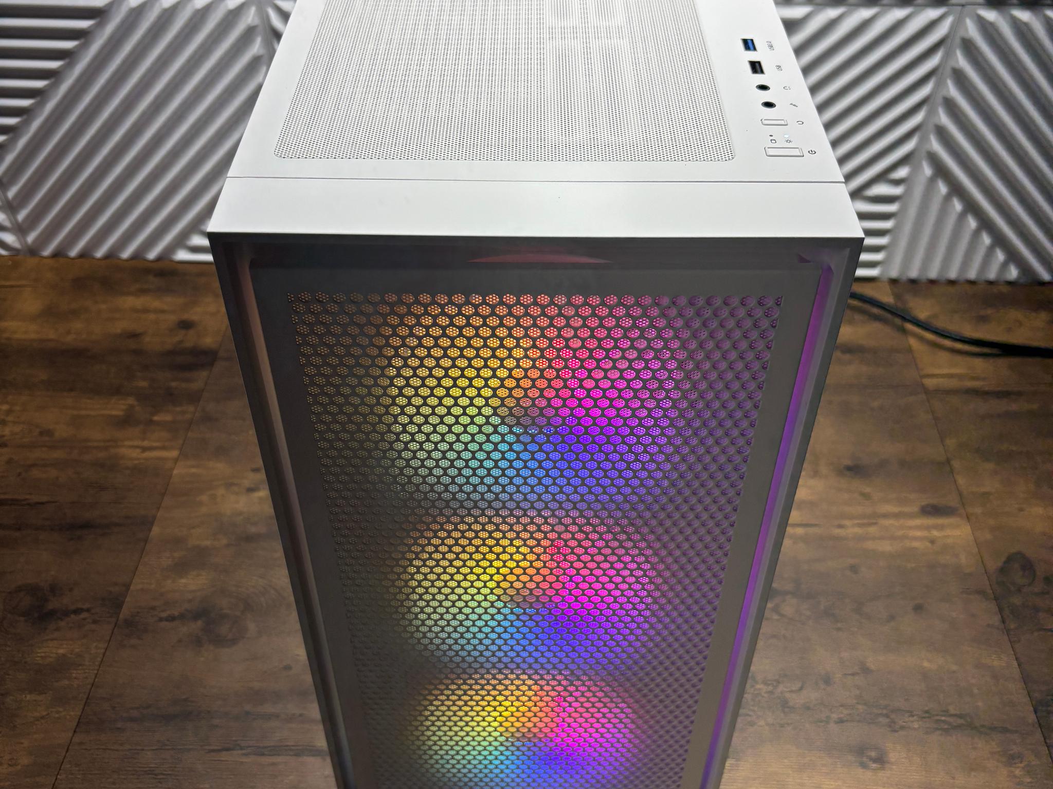 White Gaming PC – i5-12400F | EVGA GTX 1080 SC 8GB | 16GB RAM | 512GB Storage