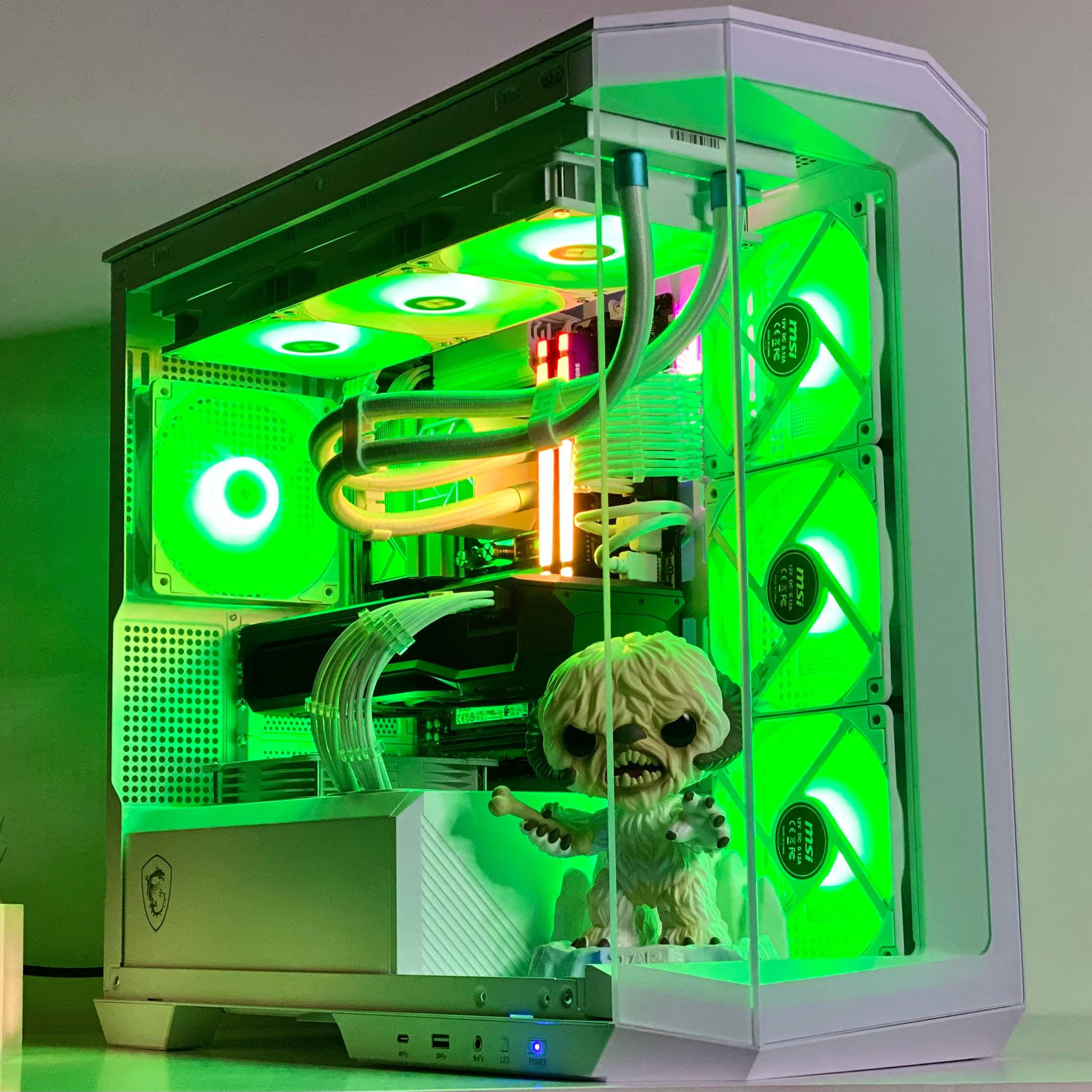 ❄️🥶-I7-Liquid-Cooled Pro Gaming Beast⚪️RX 7900XT 20GB ⚪️32GB RAM⚪️2TB NVMe M.2⚪️ Windows 11 Pro