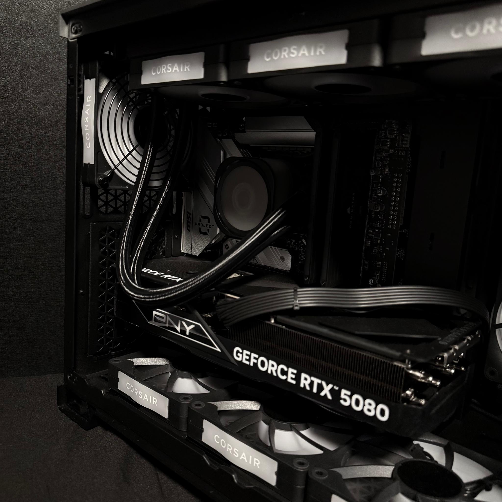 ⚫️💎Corsair vengeance 4K RTX 5080 ⚫️💎 i9-14900KF⚫️💎 W11 pro ⚫️💎 32gb Ram ⚫️💎2Tb storage