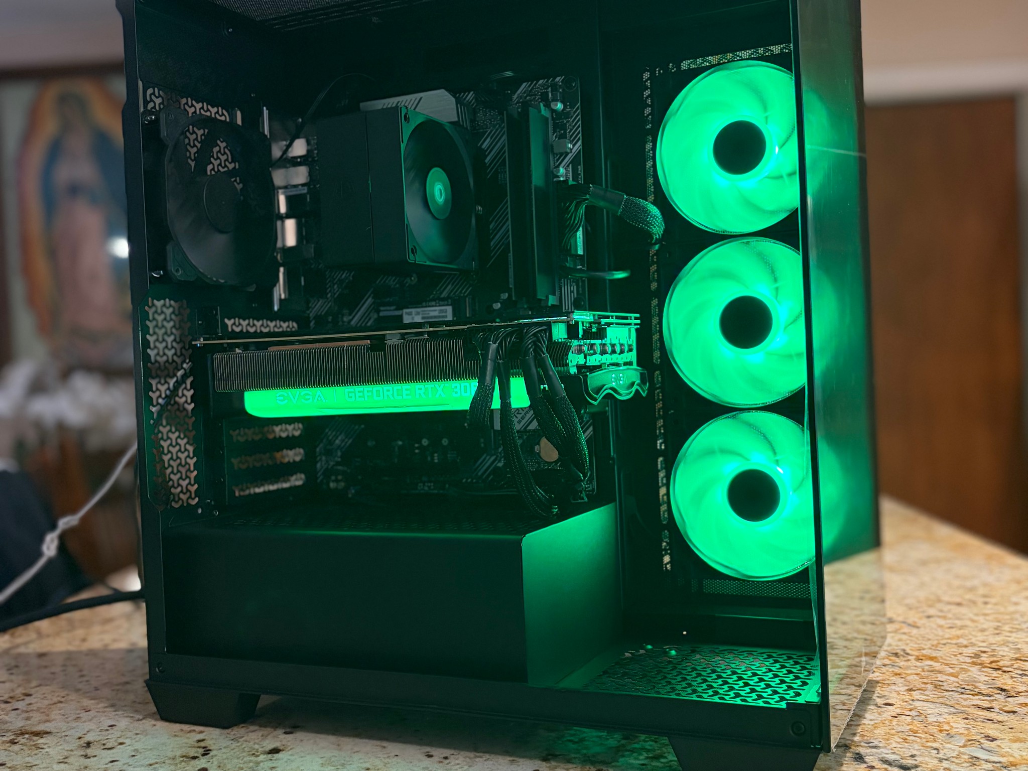 Black Gaming PC | RTX 3080 10GB | RYZEN 7 3700X | 16GB RAM | 1TB NVME SSD | Wi-Fi + Bluet...