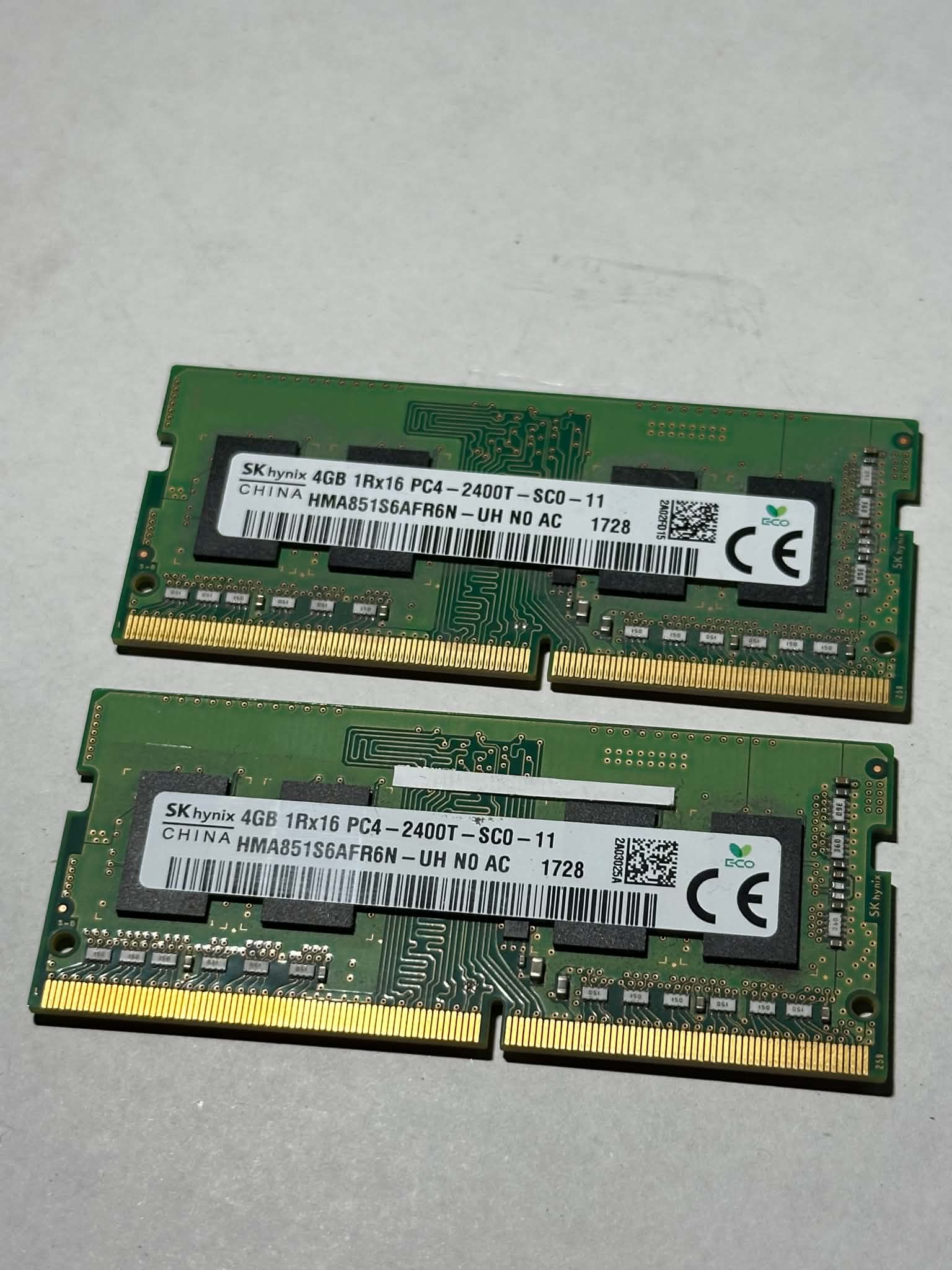 SK Hynix 8GB (2x4GB) DDR4-2400 Laptop RAM – PC4-2400T
