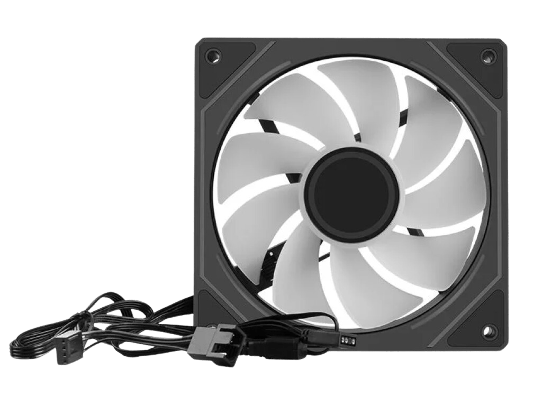 PACK OF 3 SEGOTEP 🪞HB12🪞 | BLACK CASE FAN | 120MM | PWM | ARGB | INFINITE MIRROR REFLECTION
