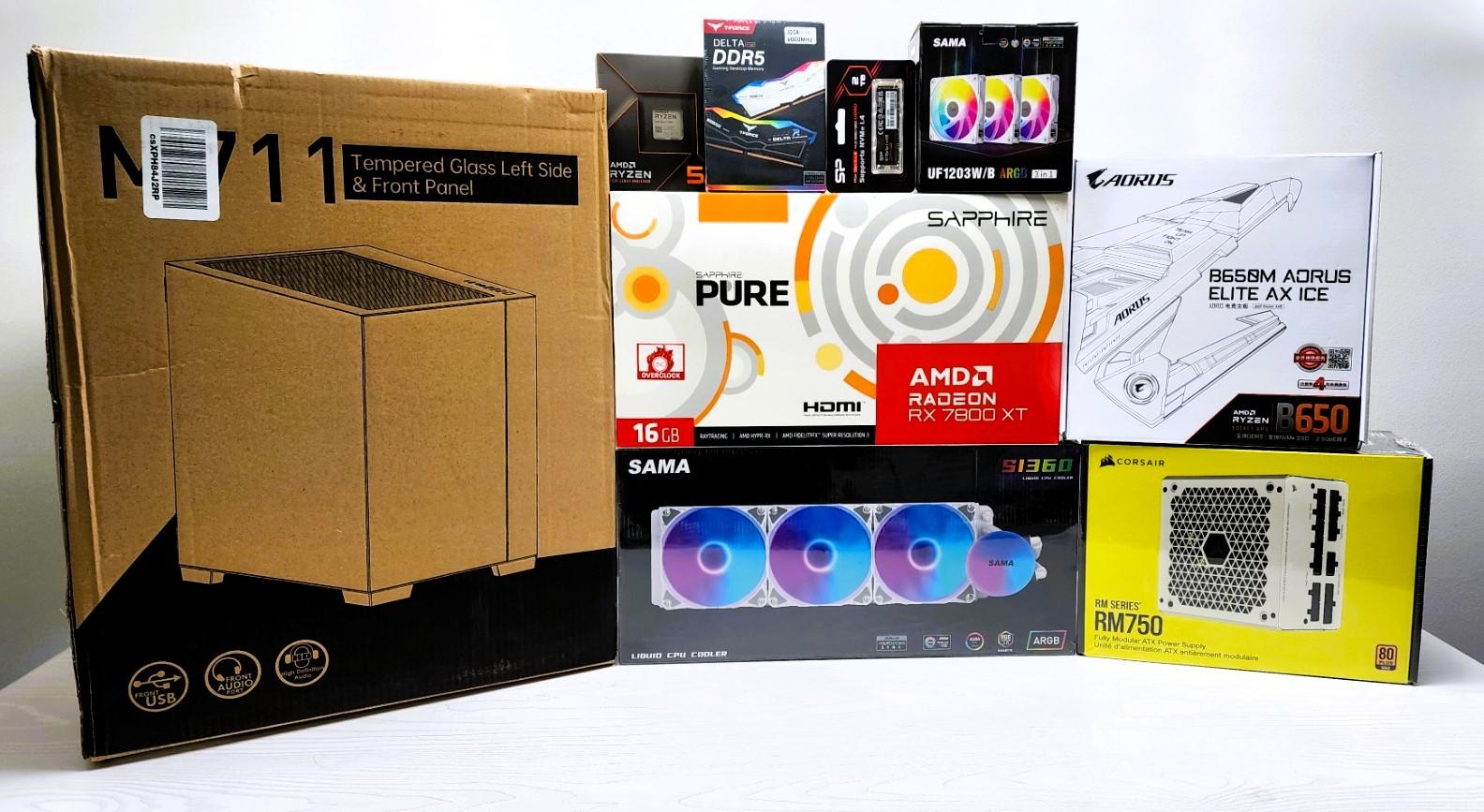 WHITE ALL AMD 1440P/4K GAMING PC - READ DESCRIPTION!!!