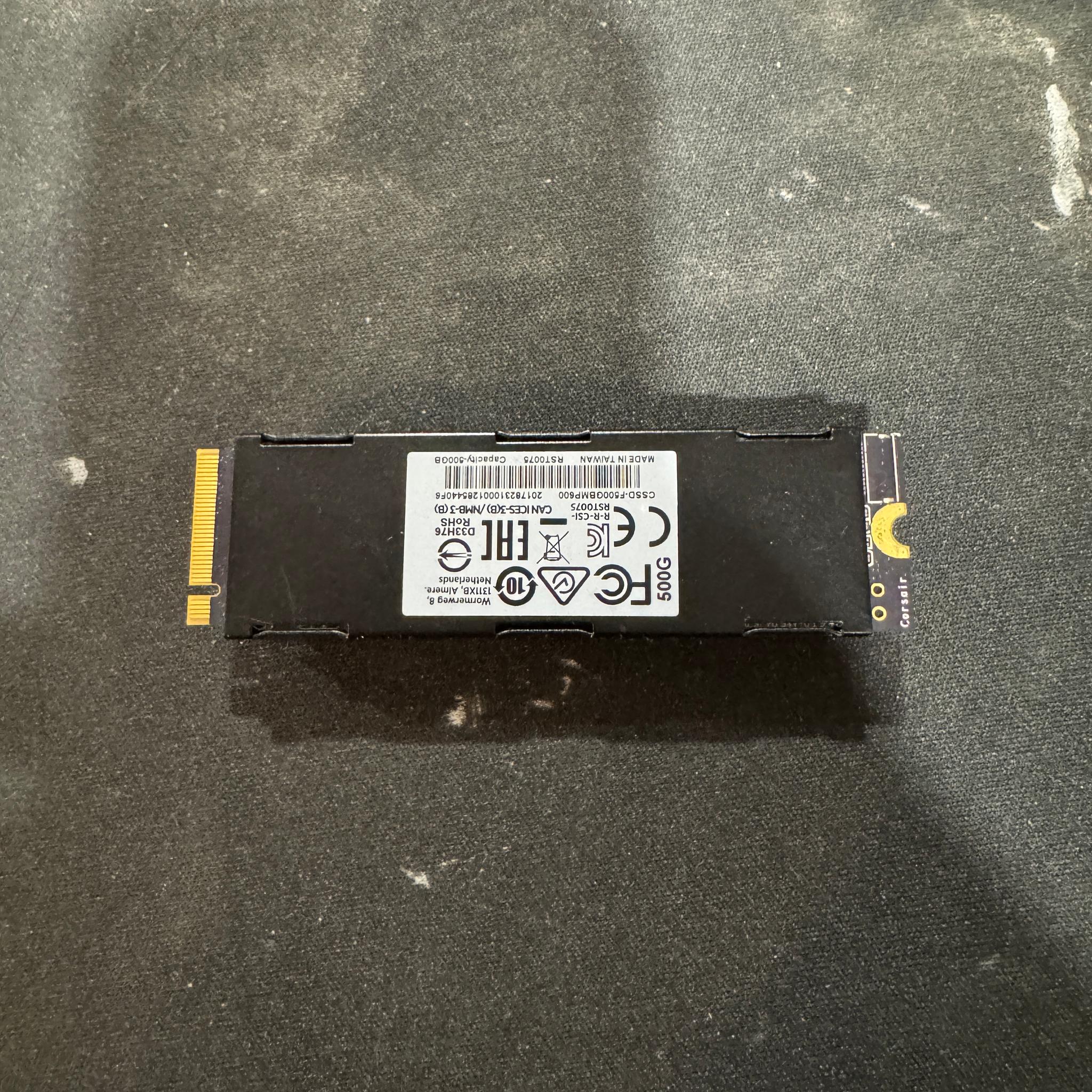 Corsair MP600 500 GB M.2-2280 PCIe 4.0 X4 NVME Solid State Drive