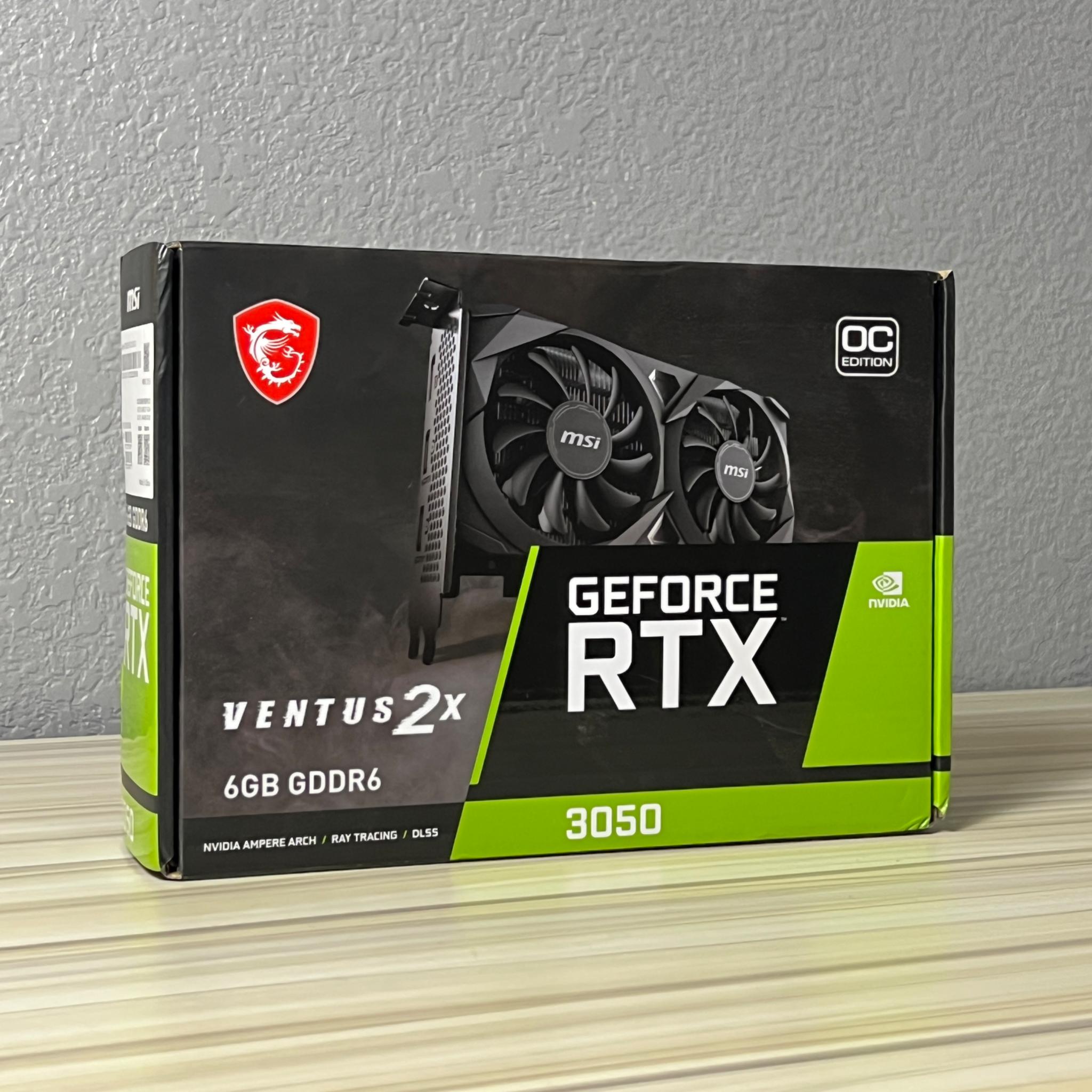 MSI RTX 3050 Ventus 2X 6gb OC