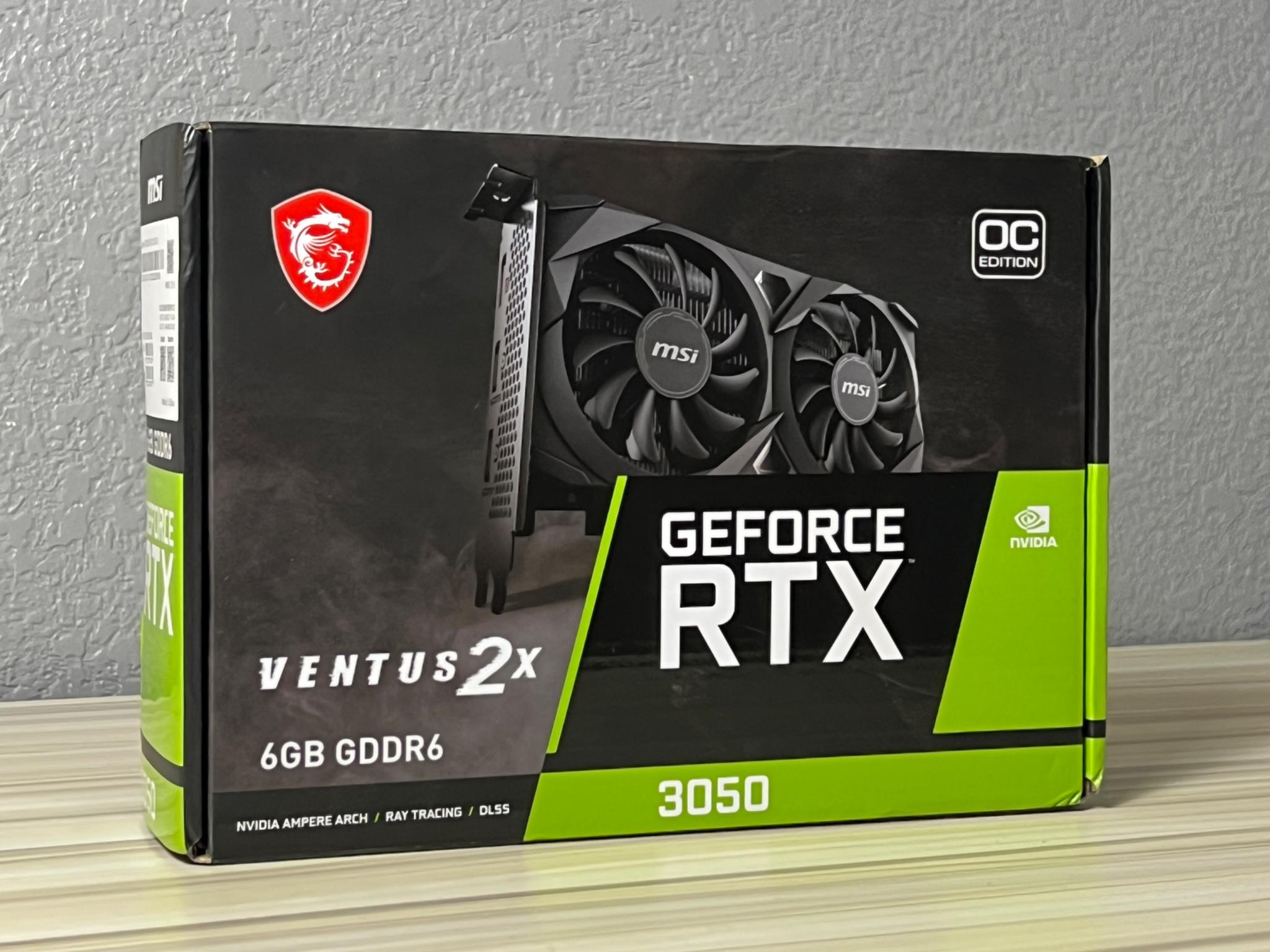 MSI RTX 3050 Ventus 2X 6gb OC