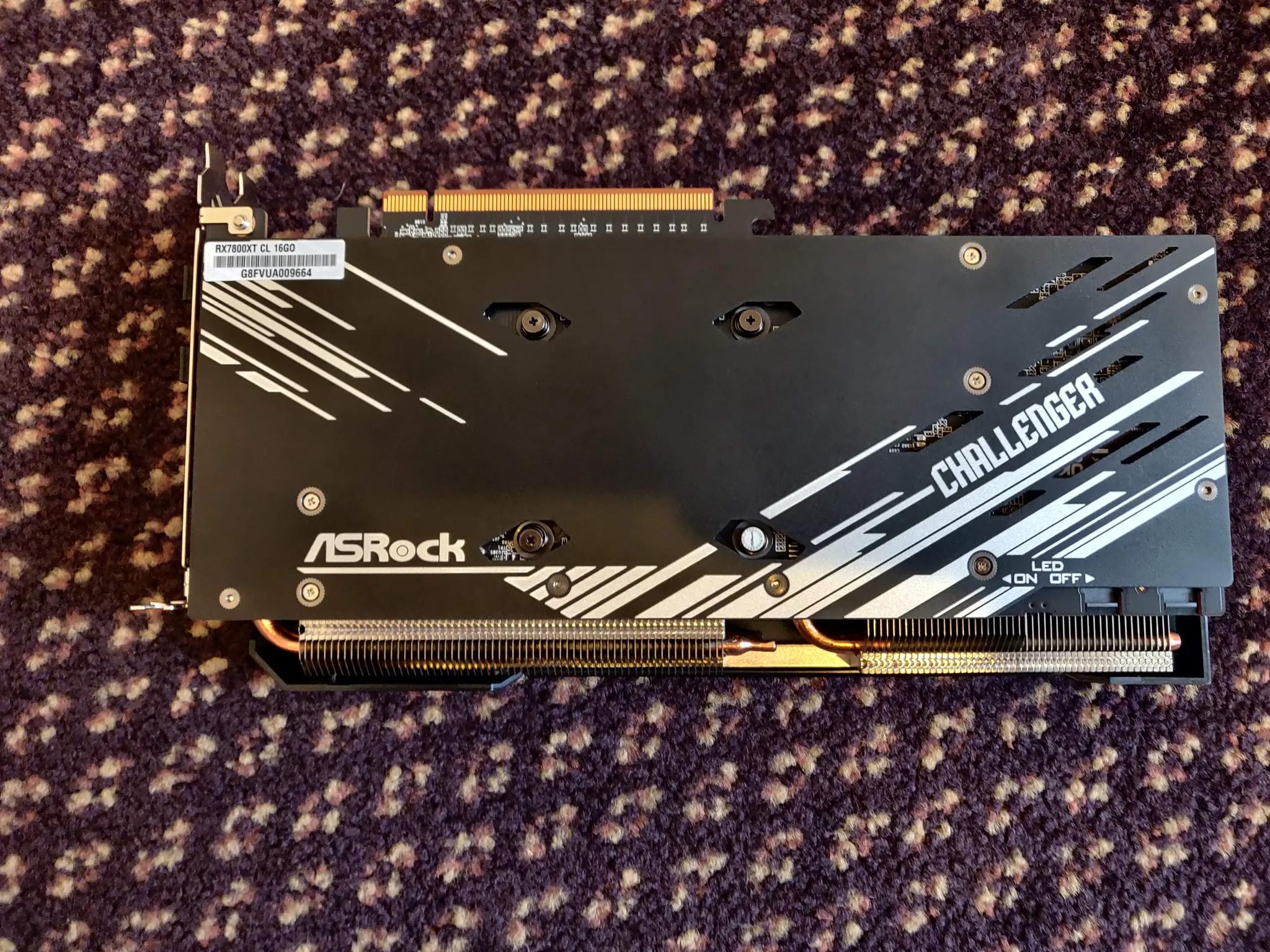 7800 XT ASRock Challenger Nearly New! SFF-friendly 267mm 16GB