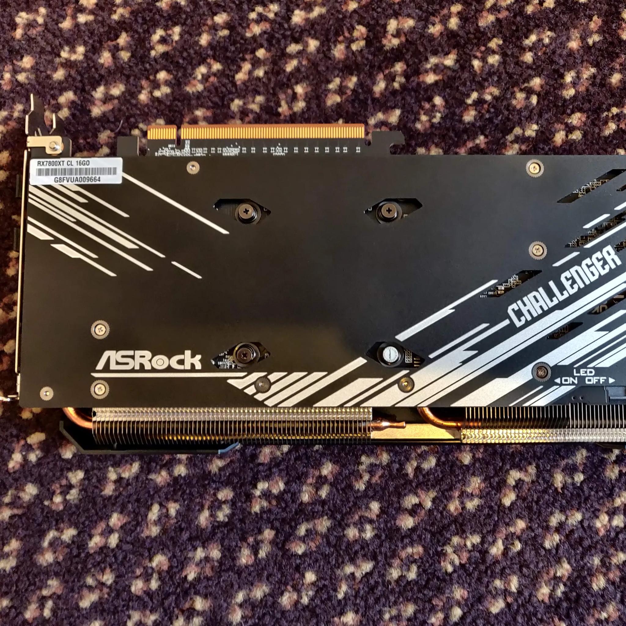 7800 XT ASRock Challenger Nearly New! SFF-friendly 267mm 16GB