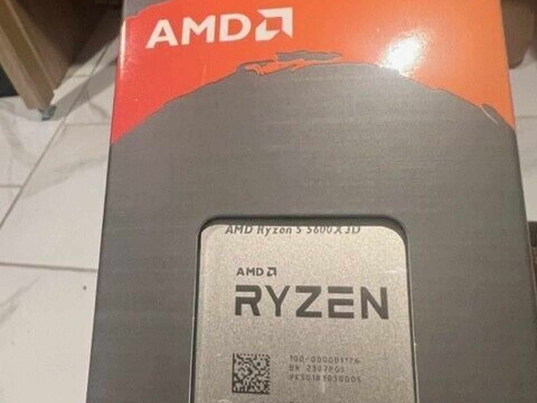 AMD Ryzen 5 5600X3D Vermeer AM4 3.3GHz 6-Core Boxed Processor Without Heatsink