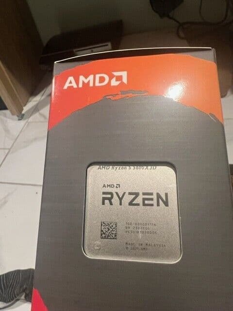 AMD Ryzen 5 5600X3D Vermeer AM4 3.3GHz 6-Core Boxed Processor Without Heatsink