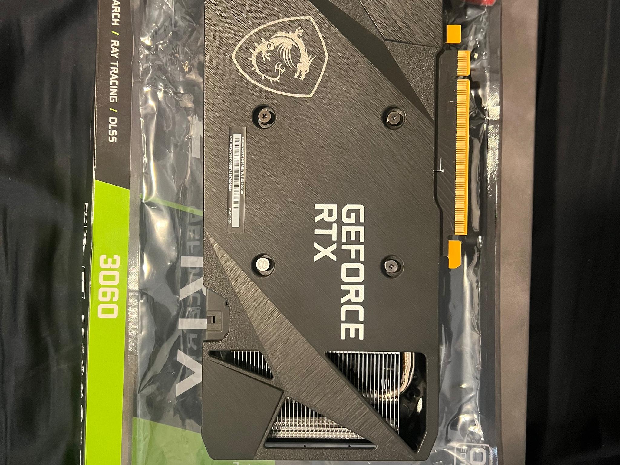 Geforce RTX 3060 Ventus 2x 12G OC- Used in excellent condition