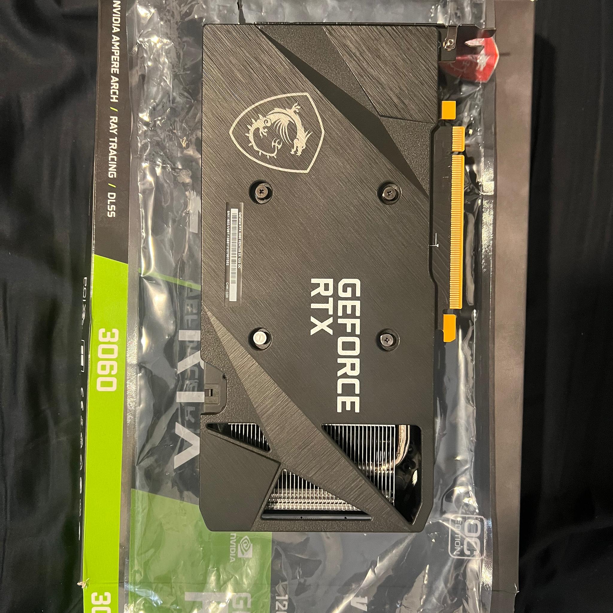 Geforce RTX 3060 Ventus 2x 12G OC- Used in excellent condition