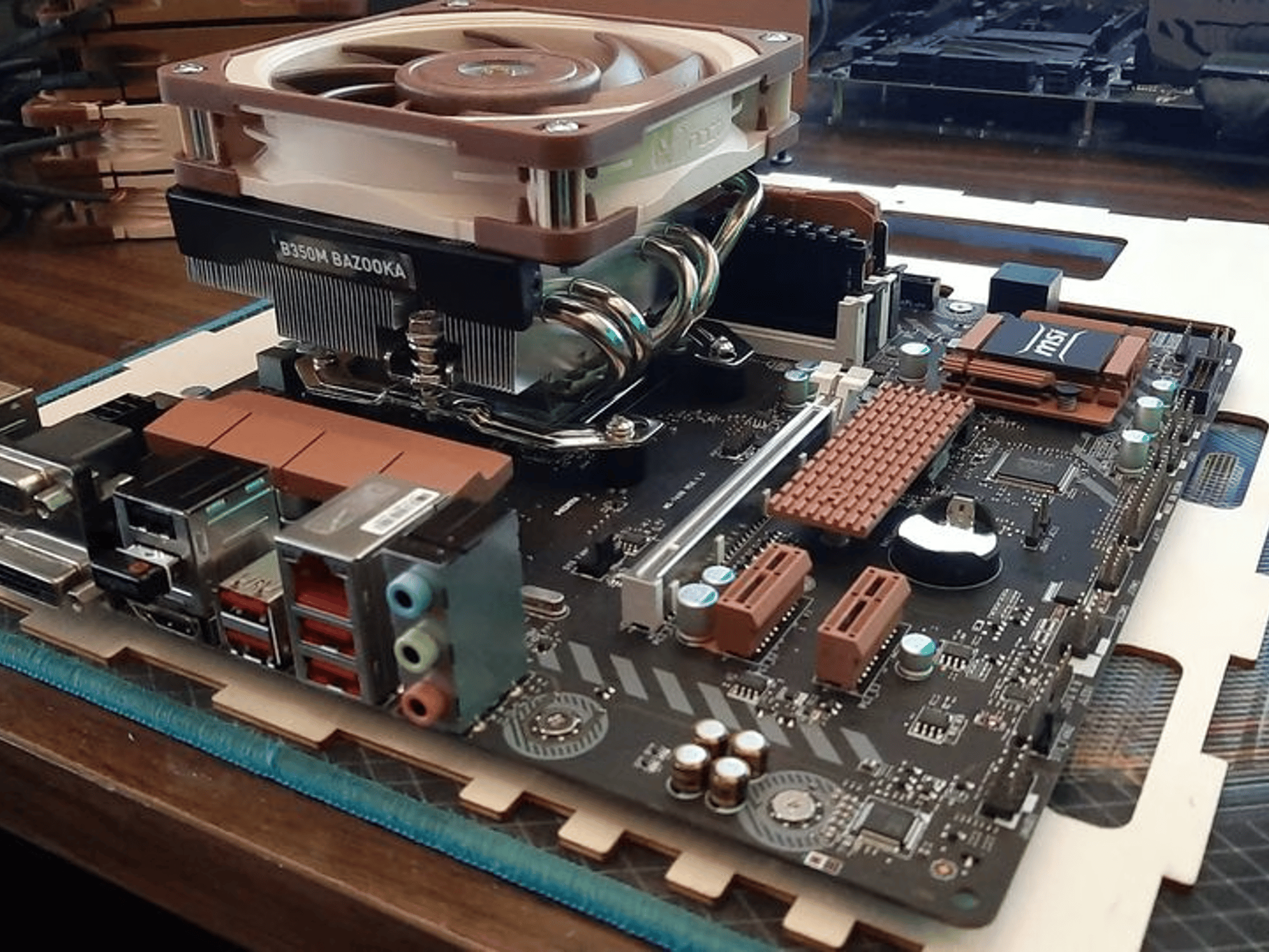 Perfect Christmas Gift / Beautiful One-of-a-Kind Custom Built Wood Case Computer
