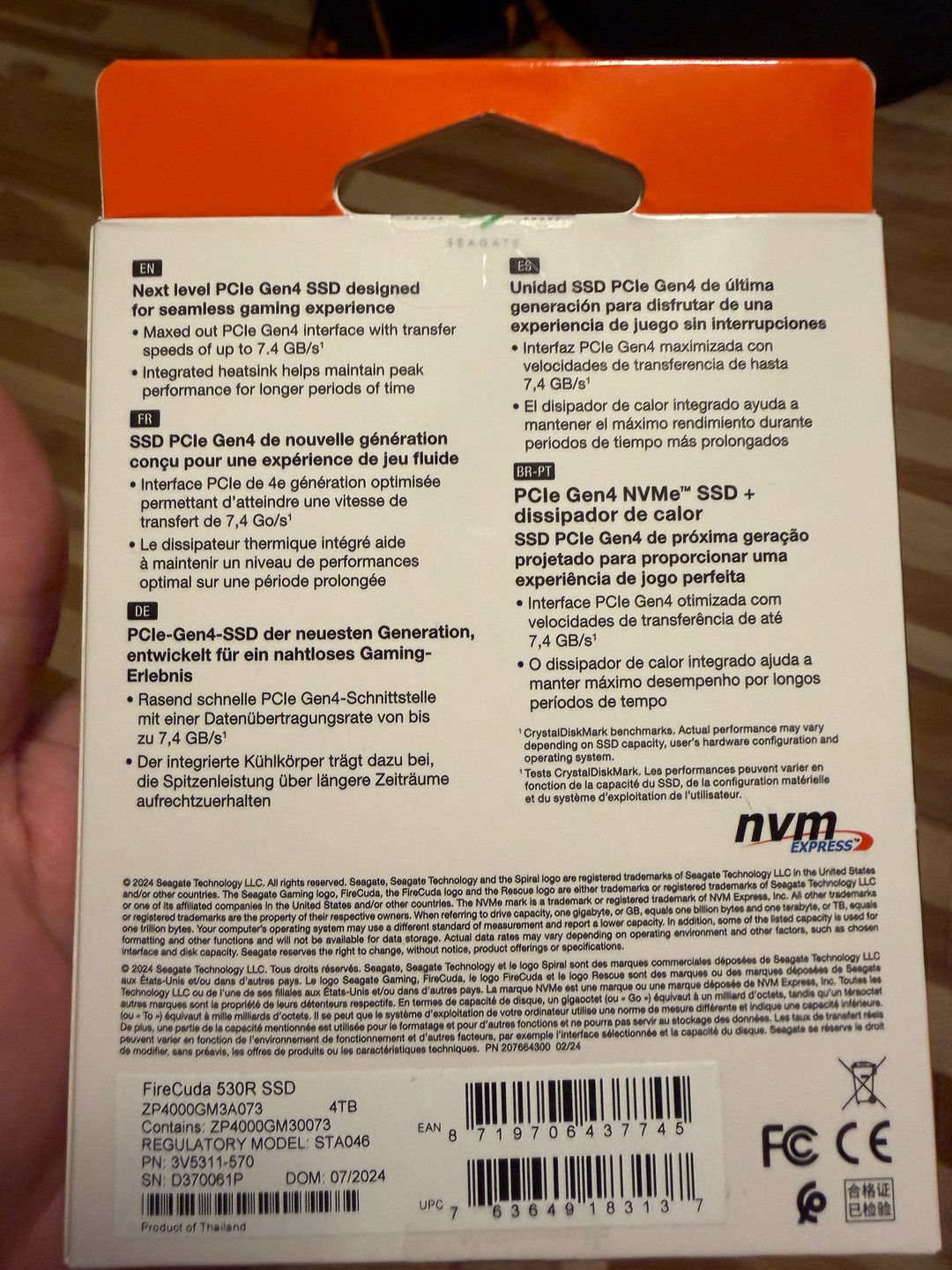 4tb Seagate 530R SSD | Jawa