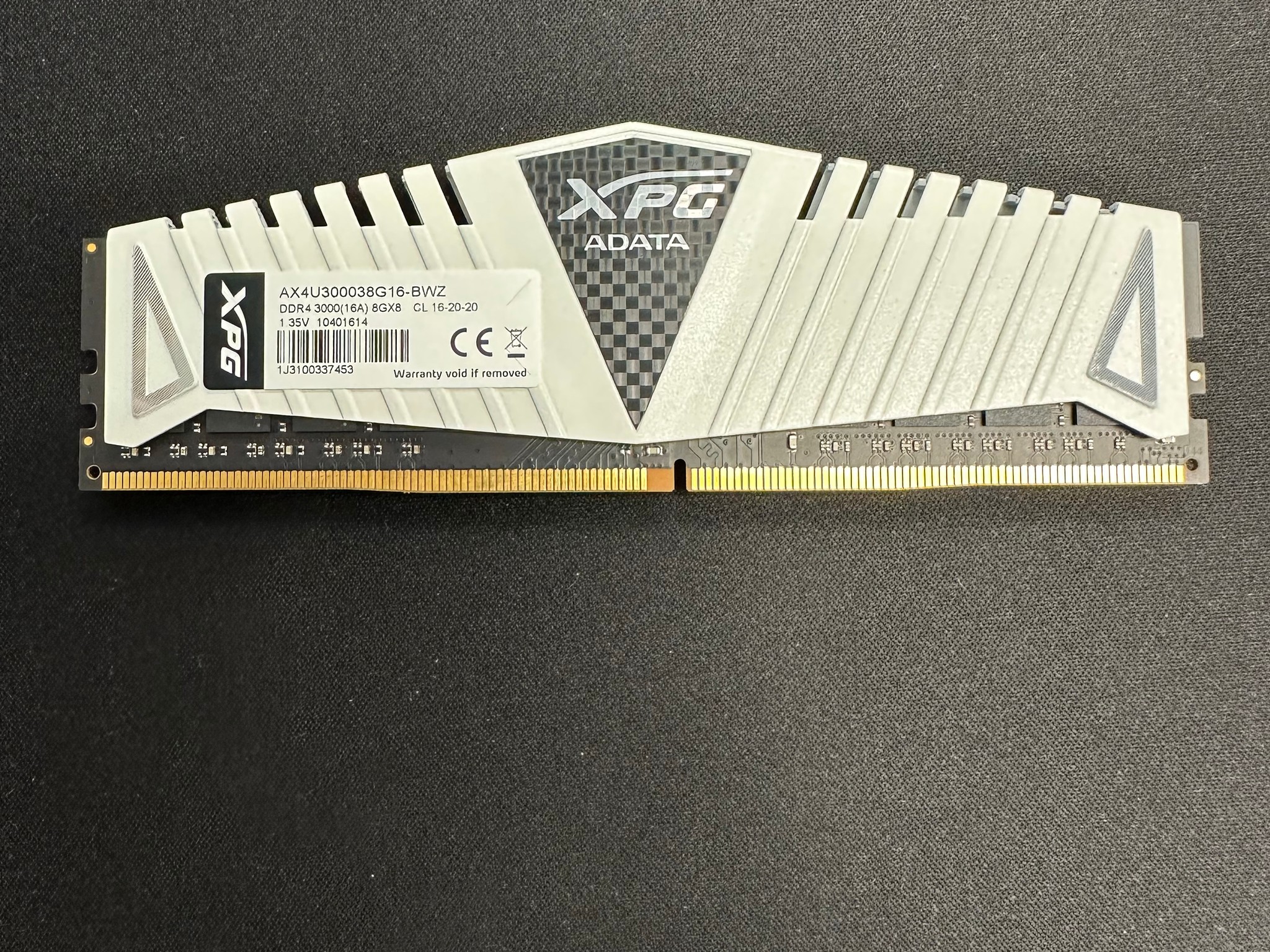 8gb DDR4 3000 MHz XPG Memory