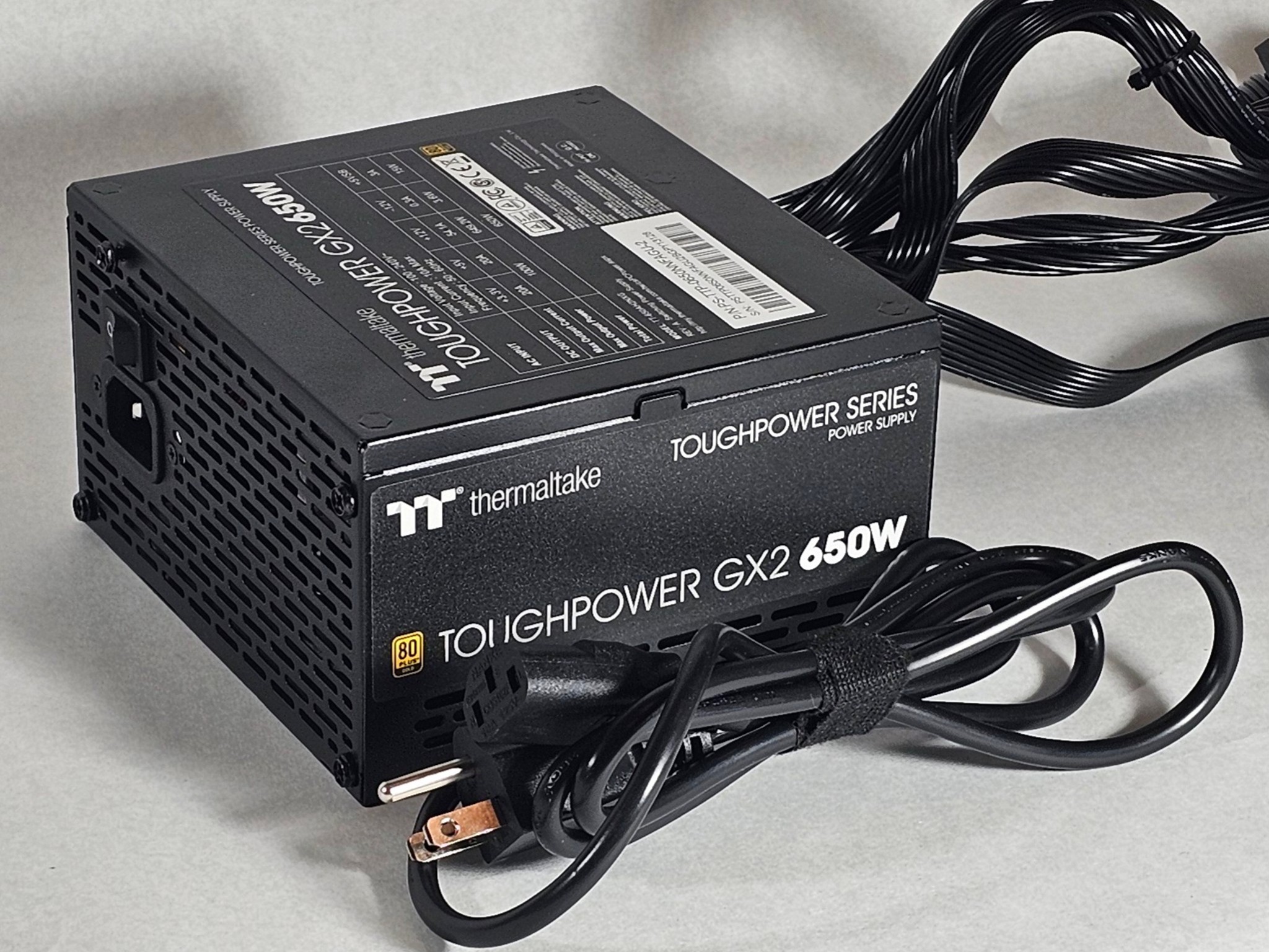 650 Watt PSU 80+ Gold Toughpower GX2 650W Power Supply