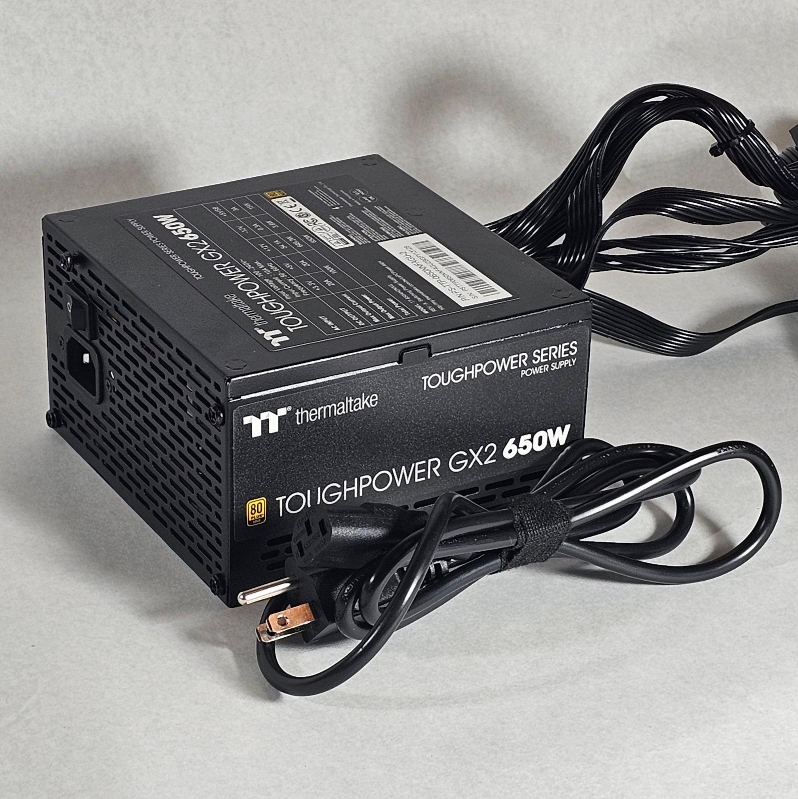 650 Watt PSU 80+ Gold Toughpower GX2 650W Power Supply
