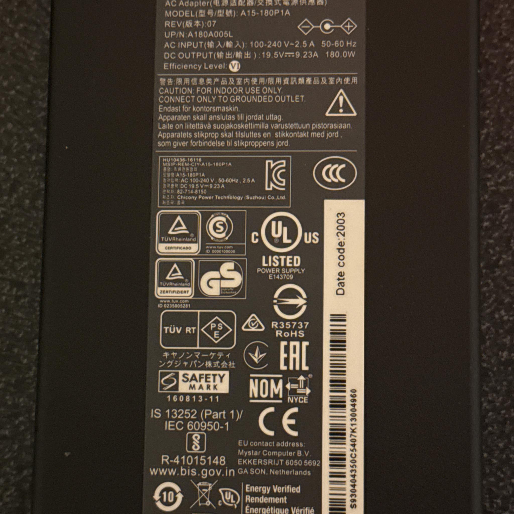 MSI GF65 Thin
