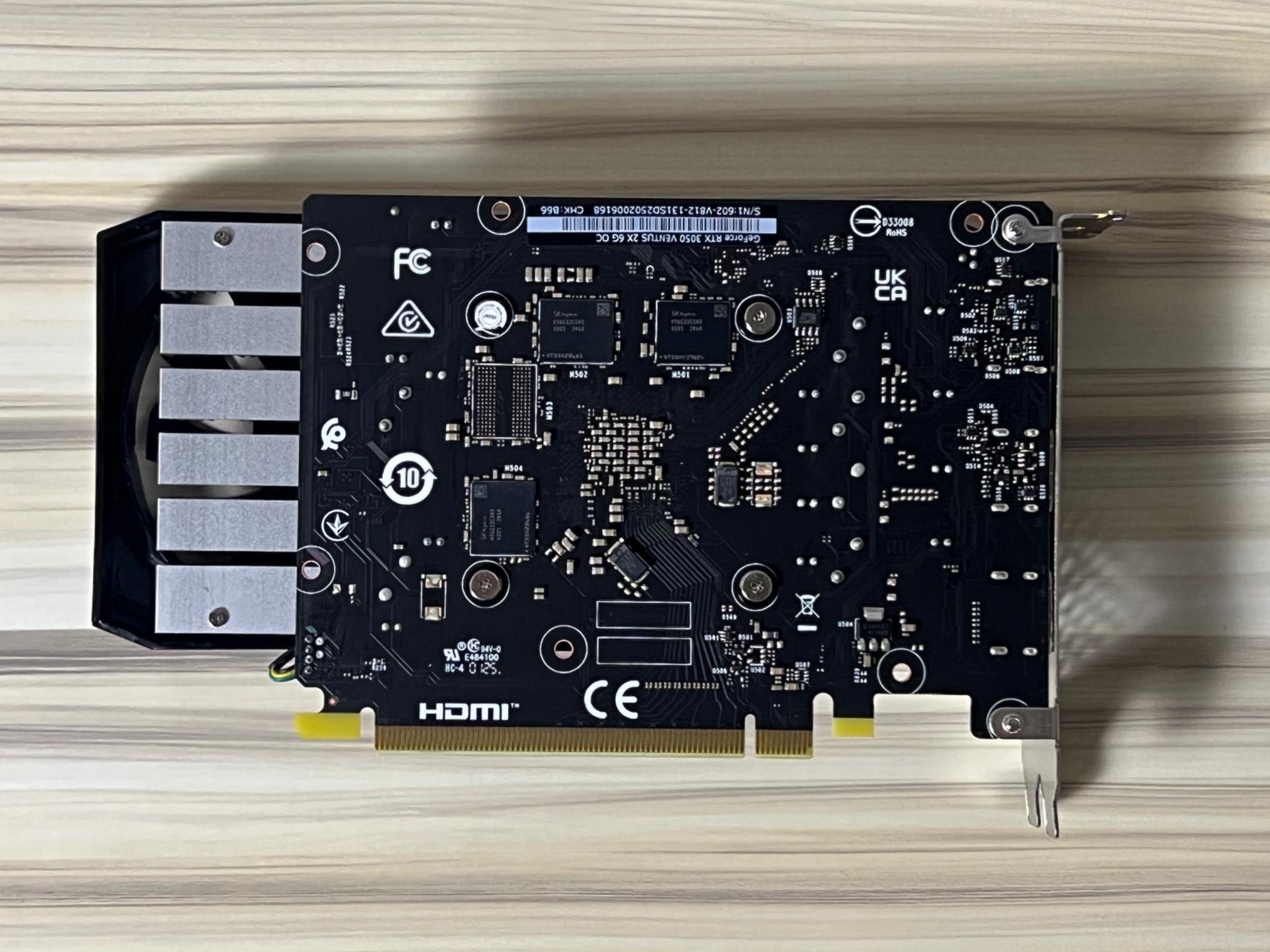 MSI RTX 3050 Ventus 2X 6gb OC