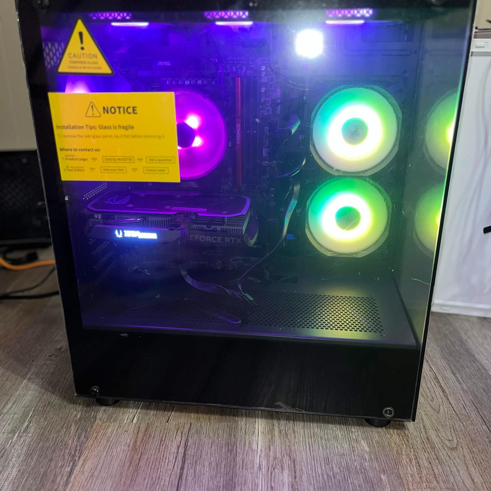 Custom Gaming PC & Monitor Bundle
