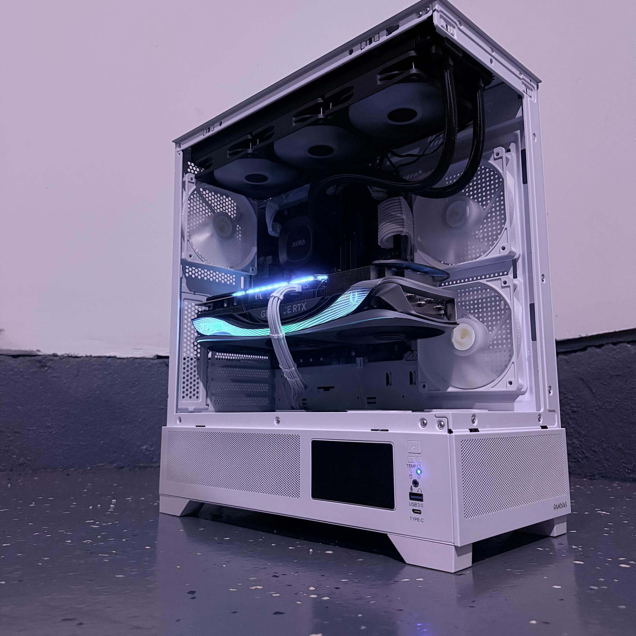 ❄️"Artic Tide "❄️| 4k Gaming | RTX 4070 Ti AMP Extreme  | i7 12700F | 32B DDR5 Ram | 3TB Storage