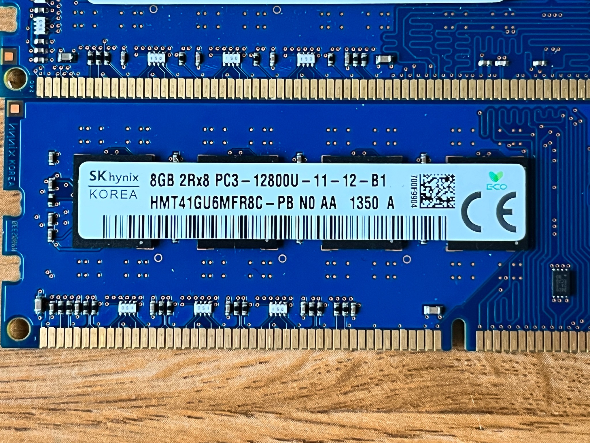Kit of 4x8GB SK Hynix 32GB 2Rx8 PC3-12800U Desktop Memory HMT41GU6MFR8C-PB DDR3