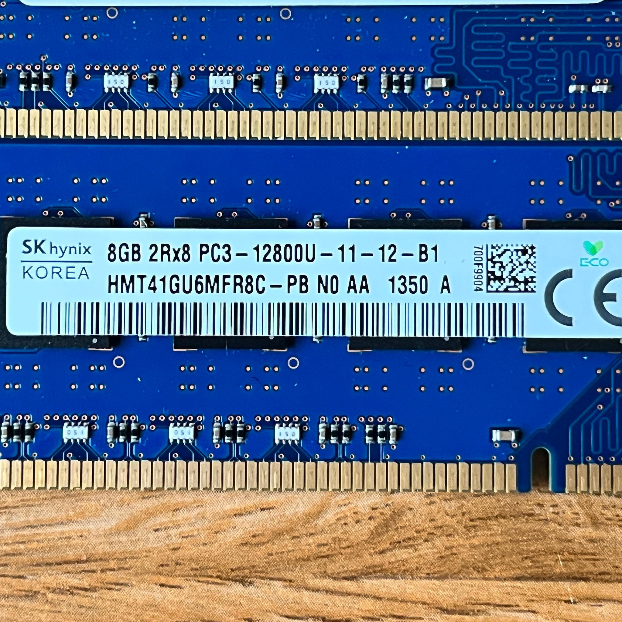 Kit of 4x8GB SK Hynix 32GB 2Rx8 PC3-12800U Desktop Memory HMT41GU6MFR8C-PB DDR3