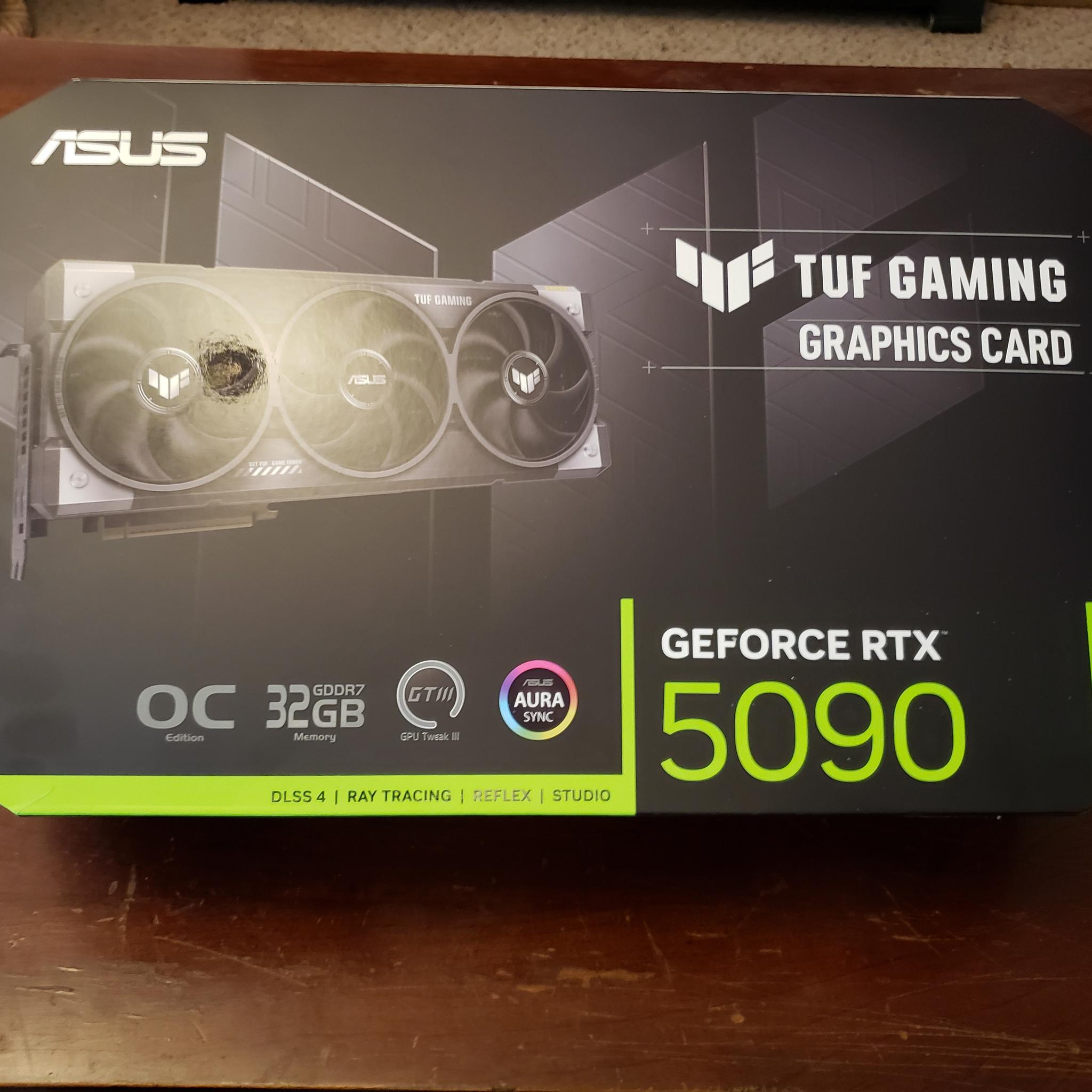 ASUS TUF Gaming GeForce RTX 5090 32GB GDDR7 OC Edition