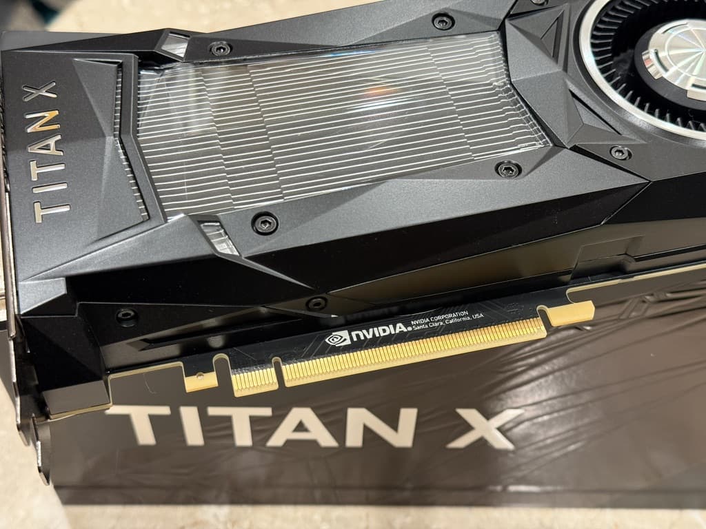Nvidia Titan X Pascal 12GB GDDR5X - Like New, In Original Box, Lightly Used