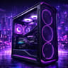 💜🌆 VIOLET CITY 🌆💜Ryzen 5 9600X| RX 9070XT| 32 GB DDR5|2 TB NVMe| 850W PSU