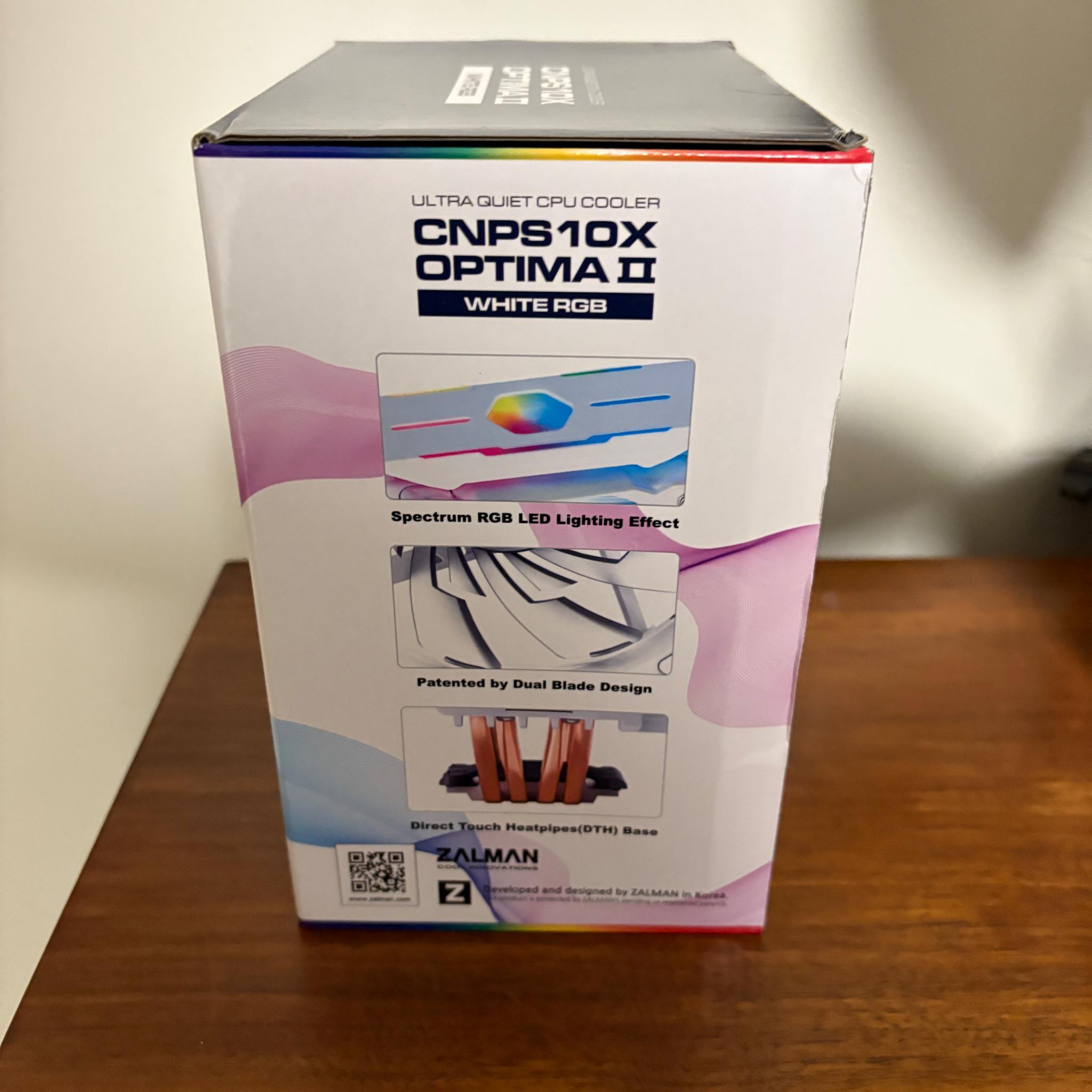 Zalman CNPS10X Optima II White RGB CPU Cooler (BNIB)